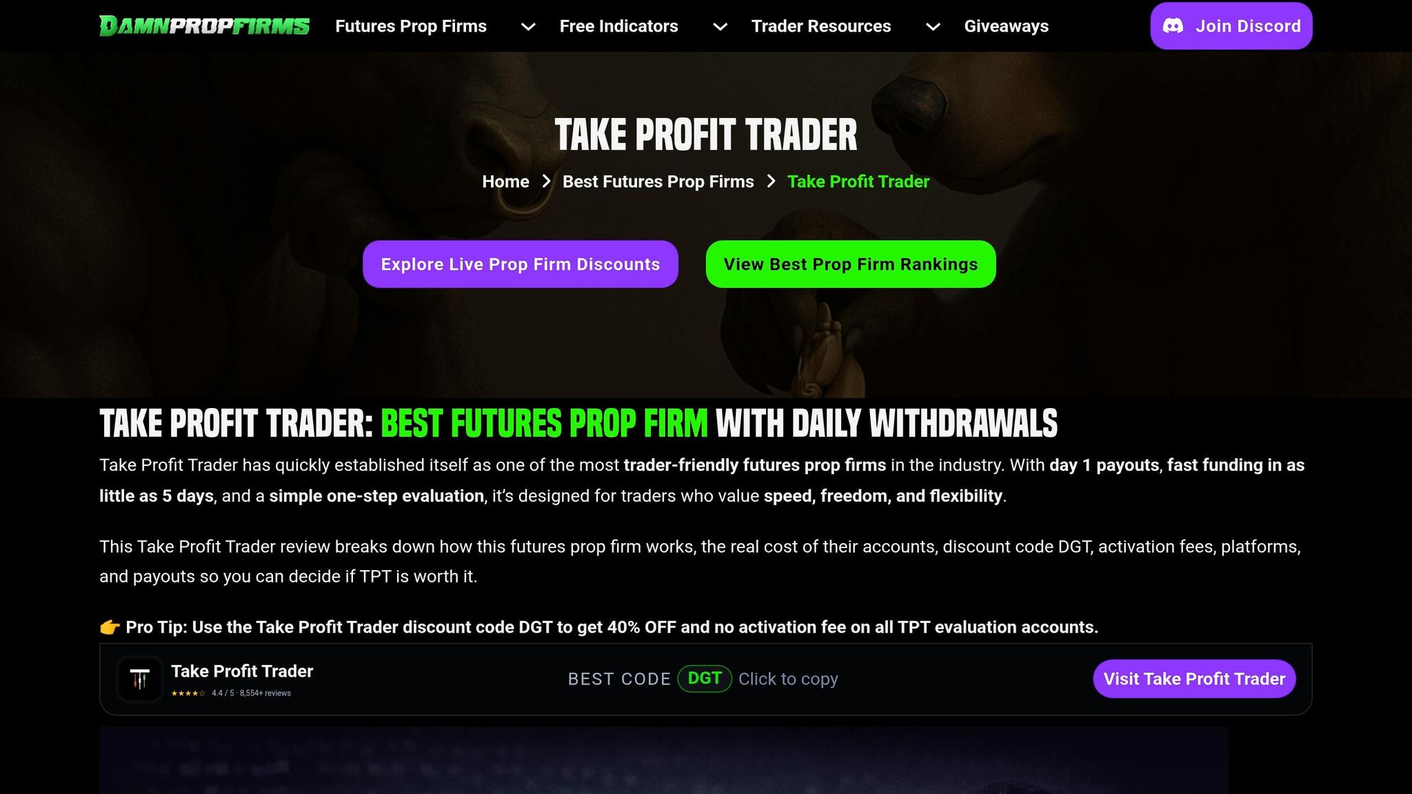 Take Profit Trader