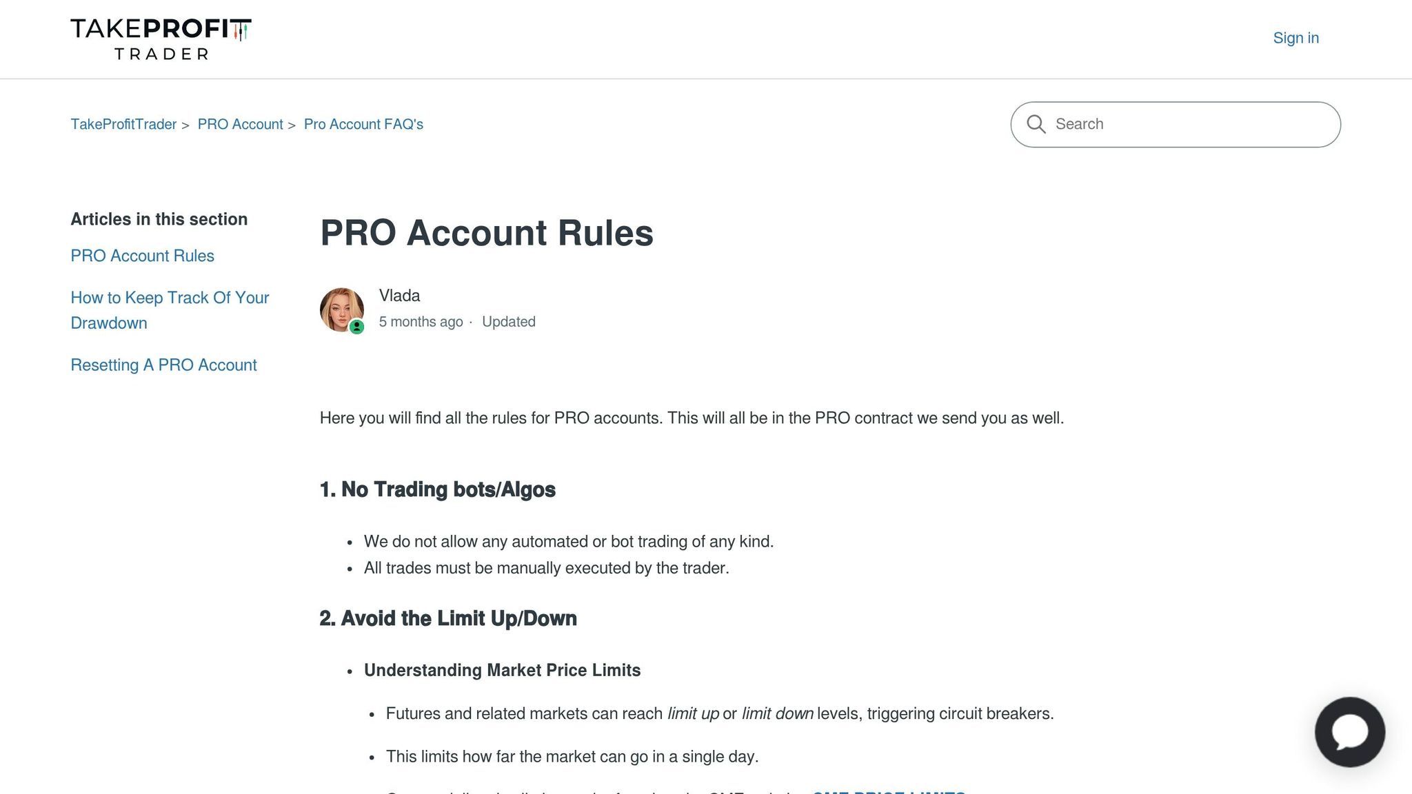 Take Profit Trader