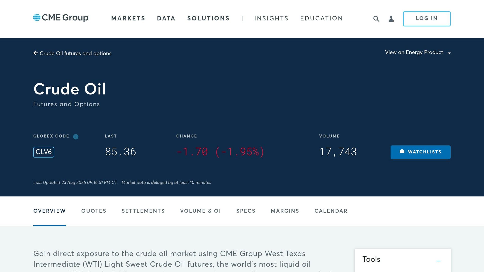 Crude Oil