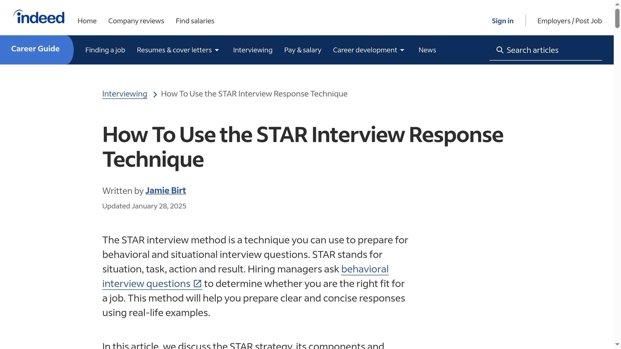 STAR Method