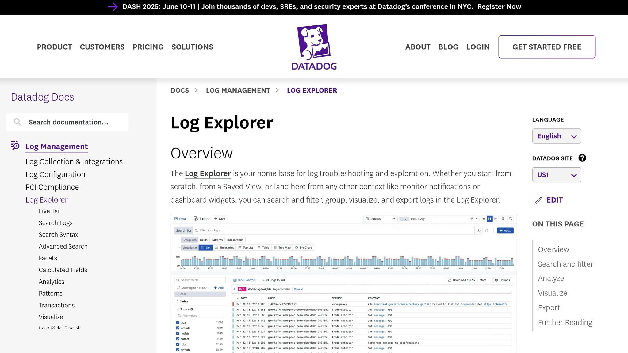Log Explorer