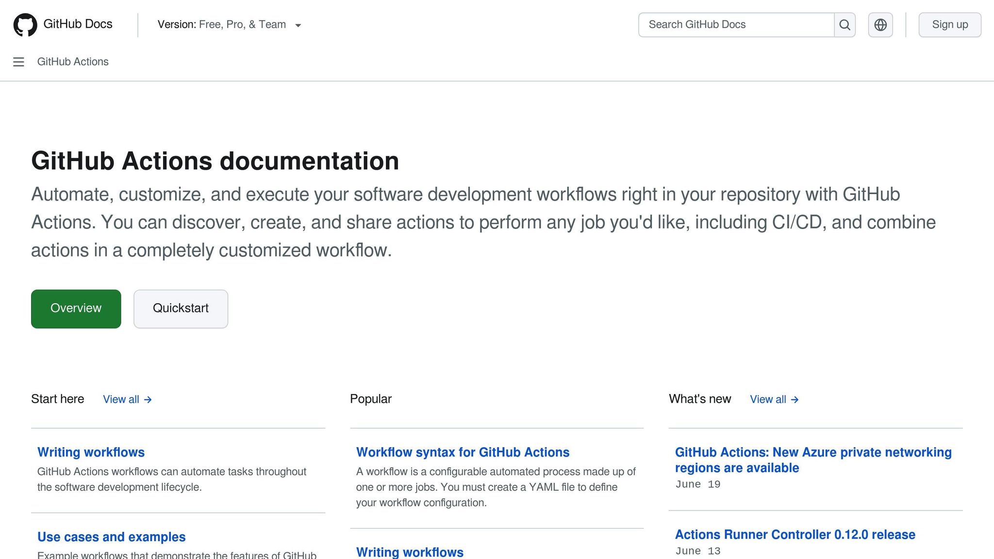 GitHub Actions