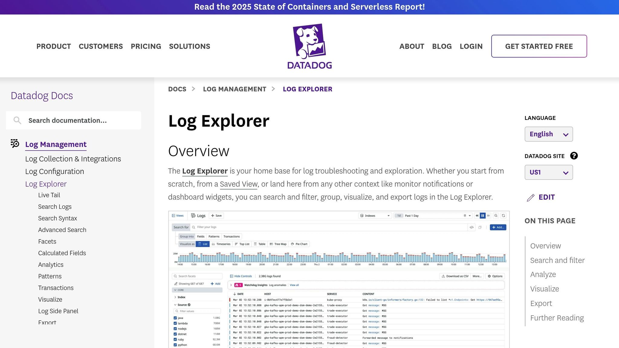 Log Explorer