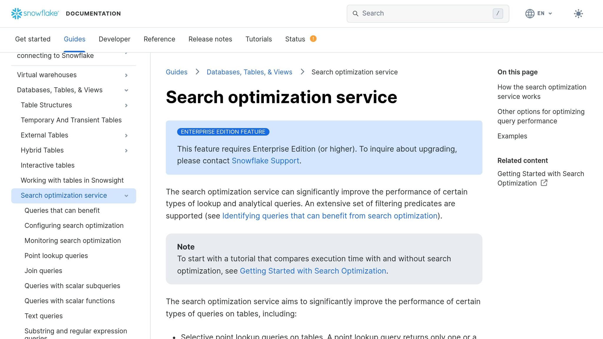 Search Optimization Service