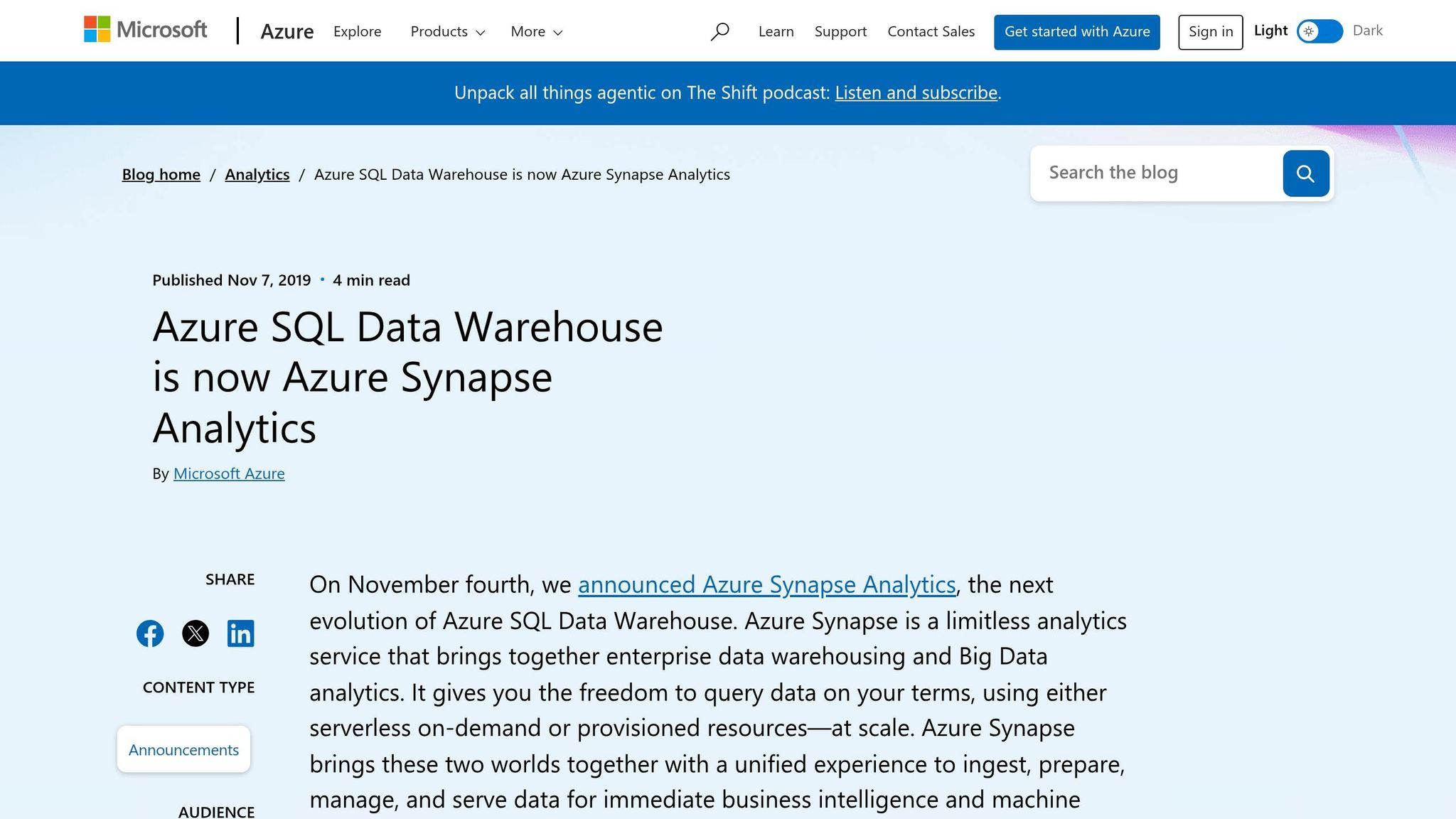 Azure SQL Data Warehouse