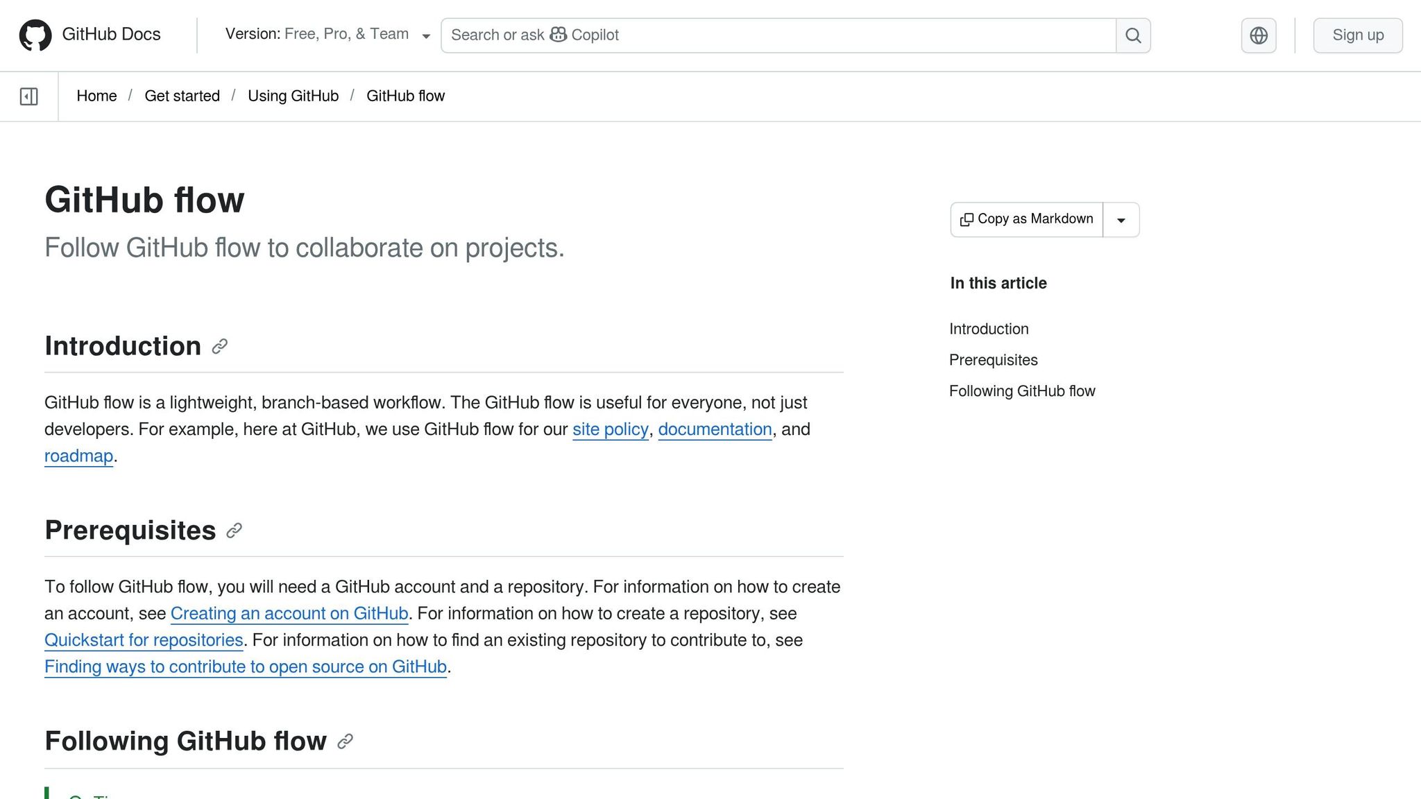 GitHub Flow