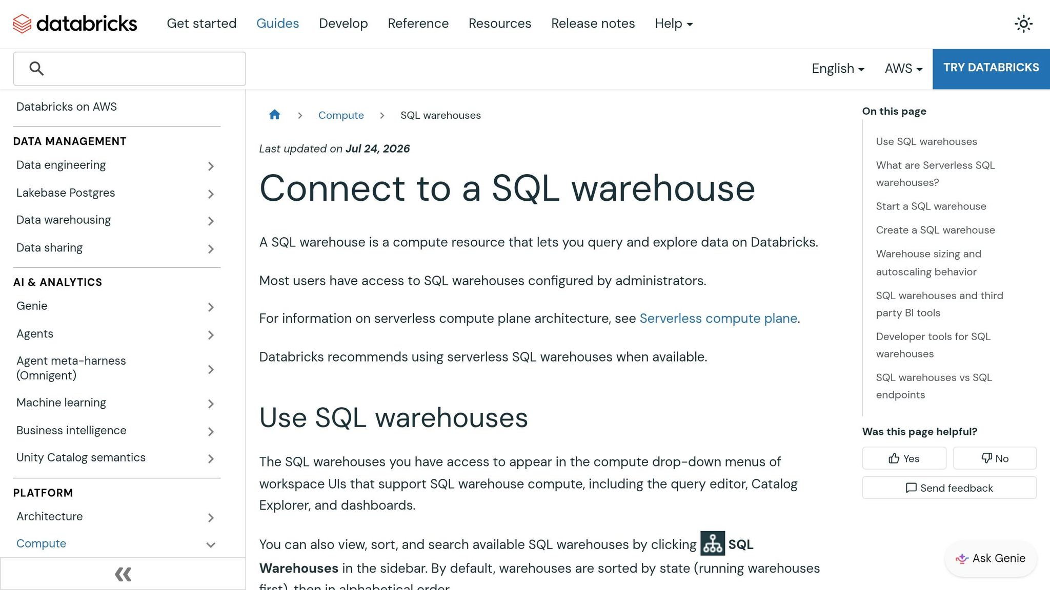 Databricks SQL Warehouses