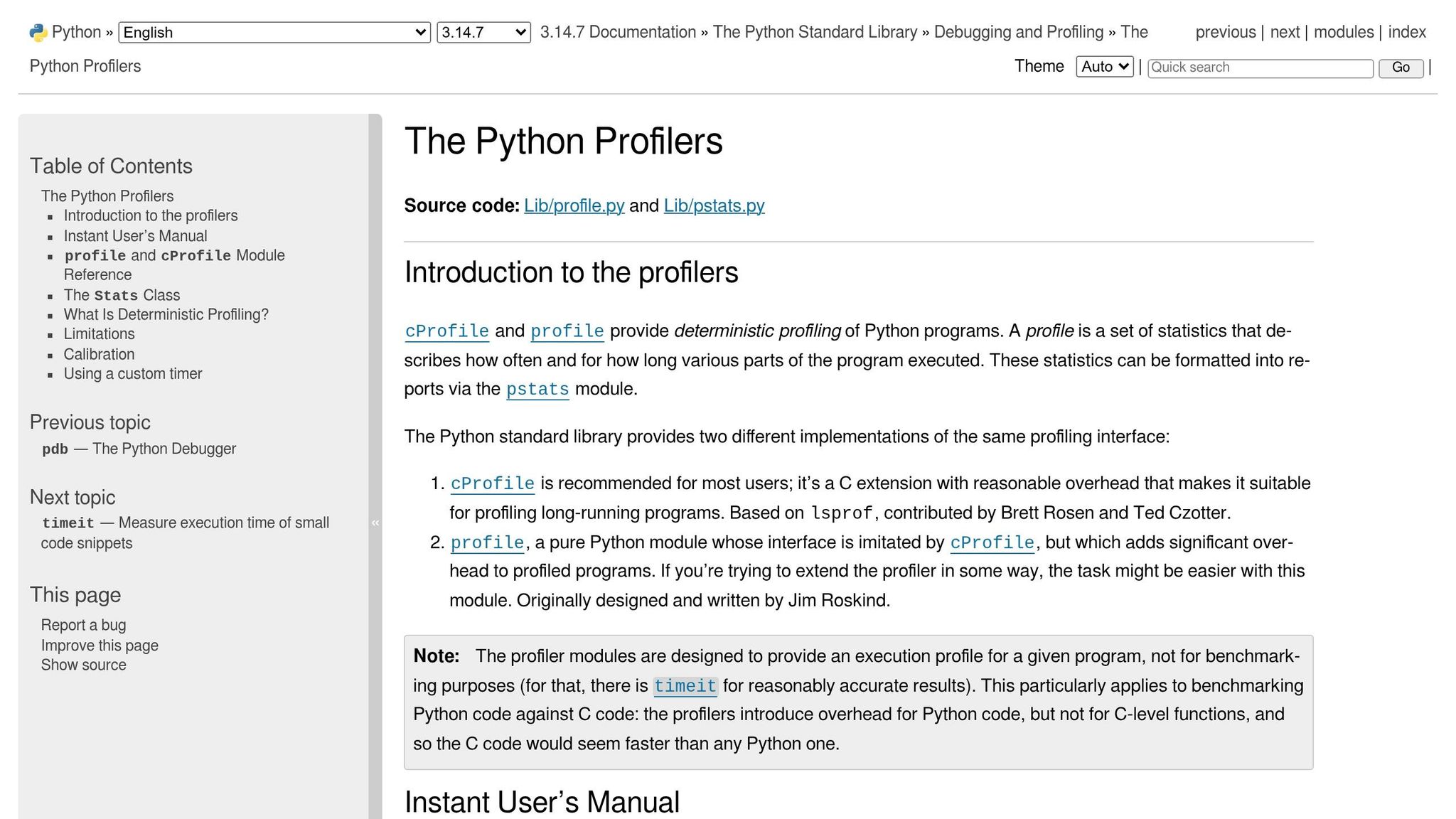 cProfile