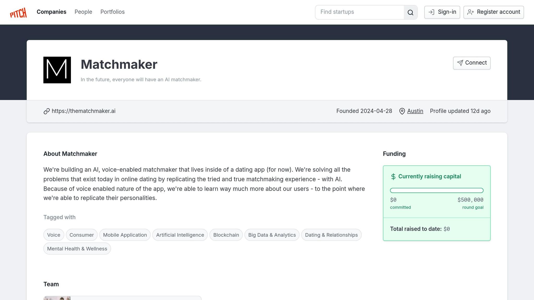 MatchMaker AI