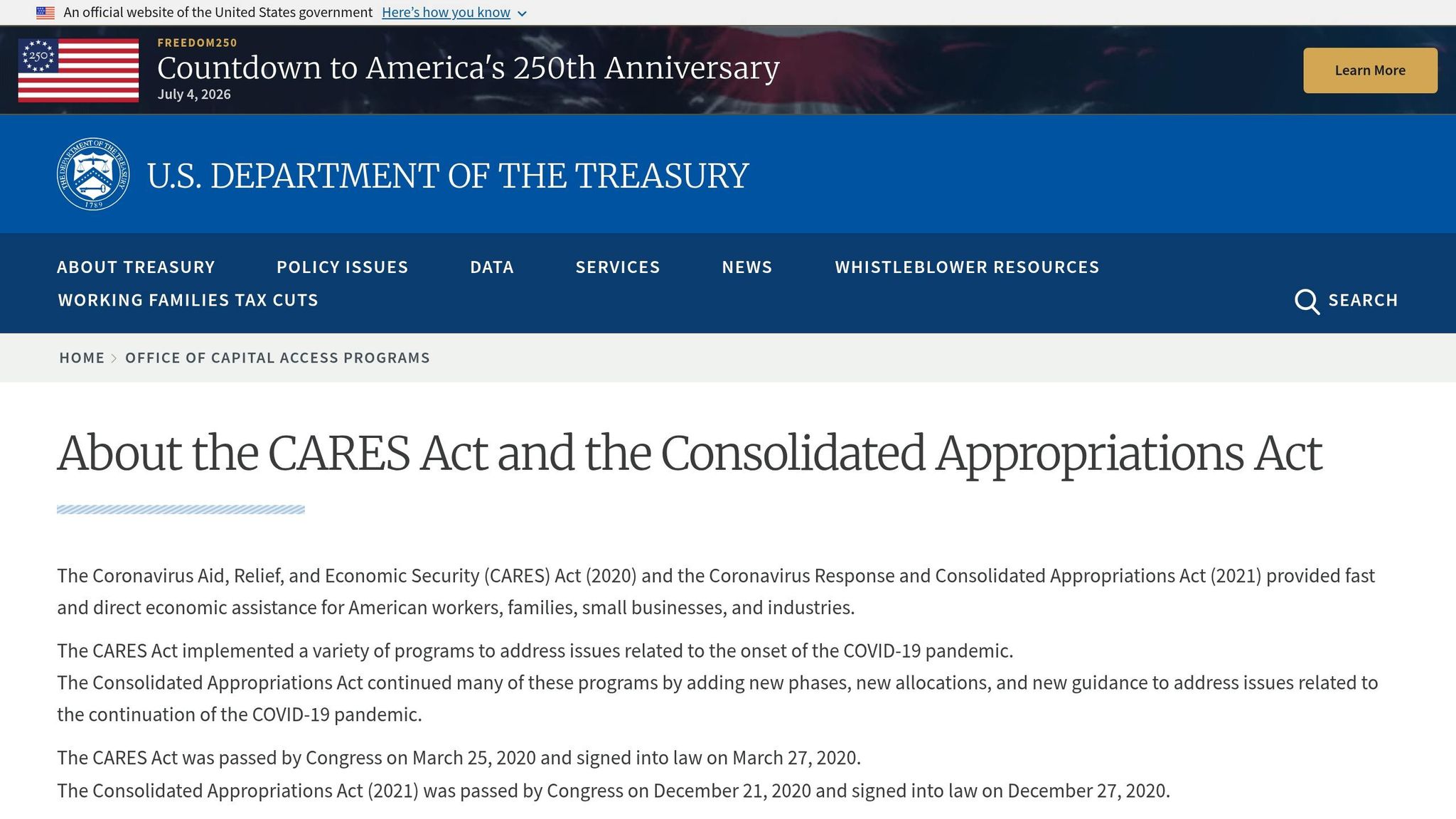CARES Act