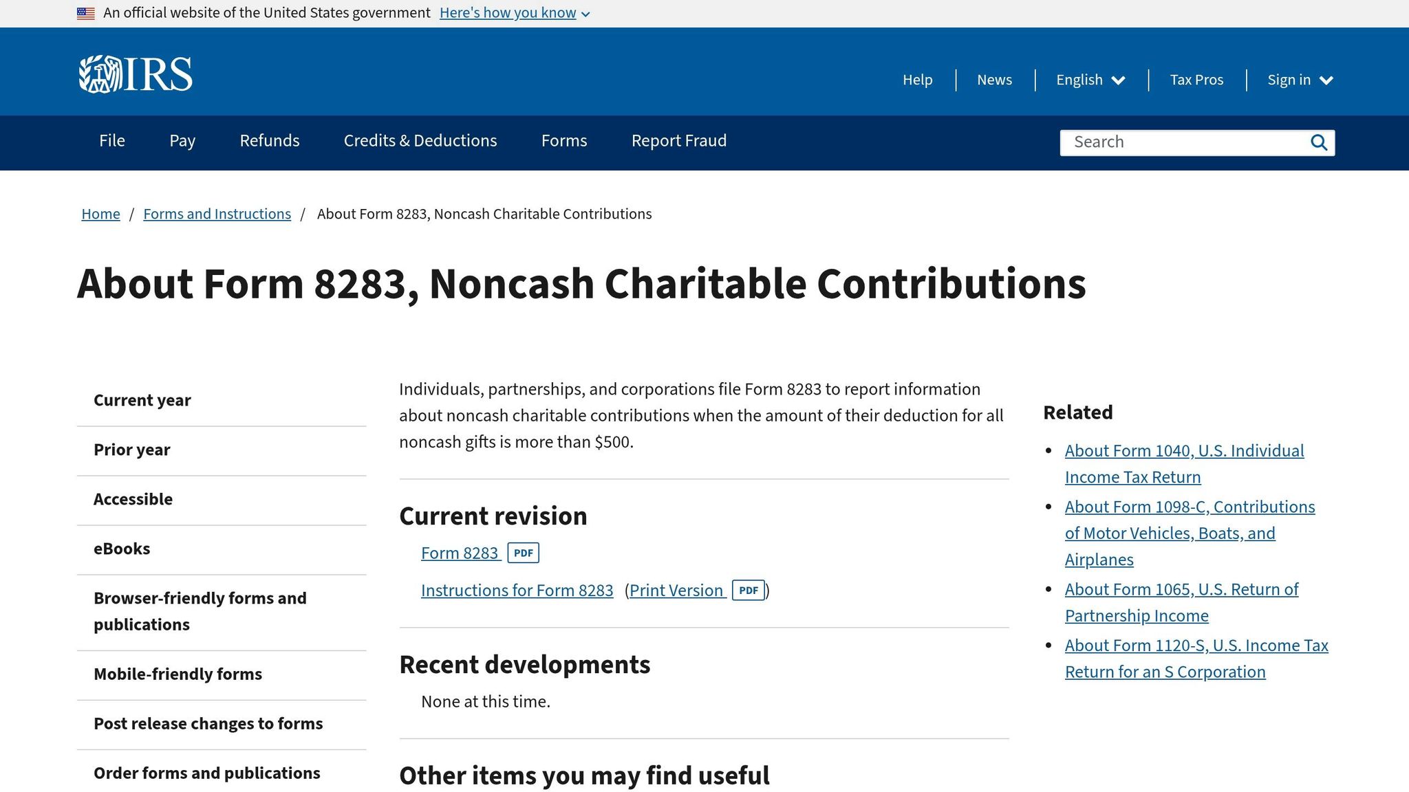 Form 8283