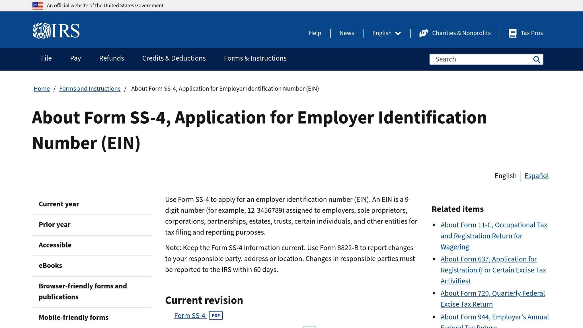Guía Completa: EIN para No Residentes 2025 1 Formulario SS-4