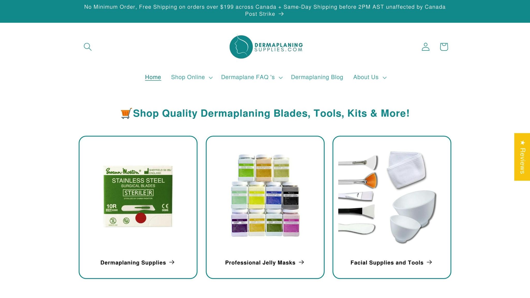 Dermaplaning Supplies Canada