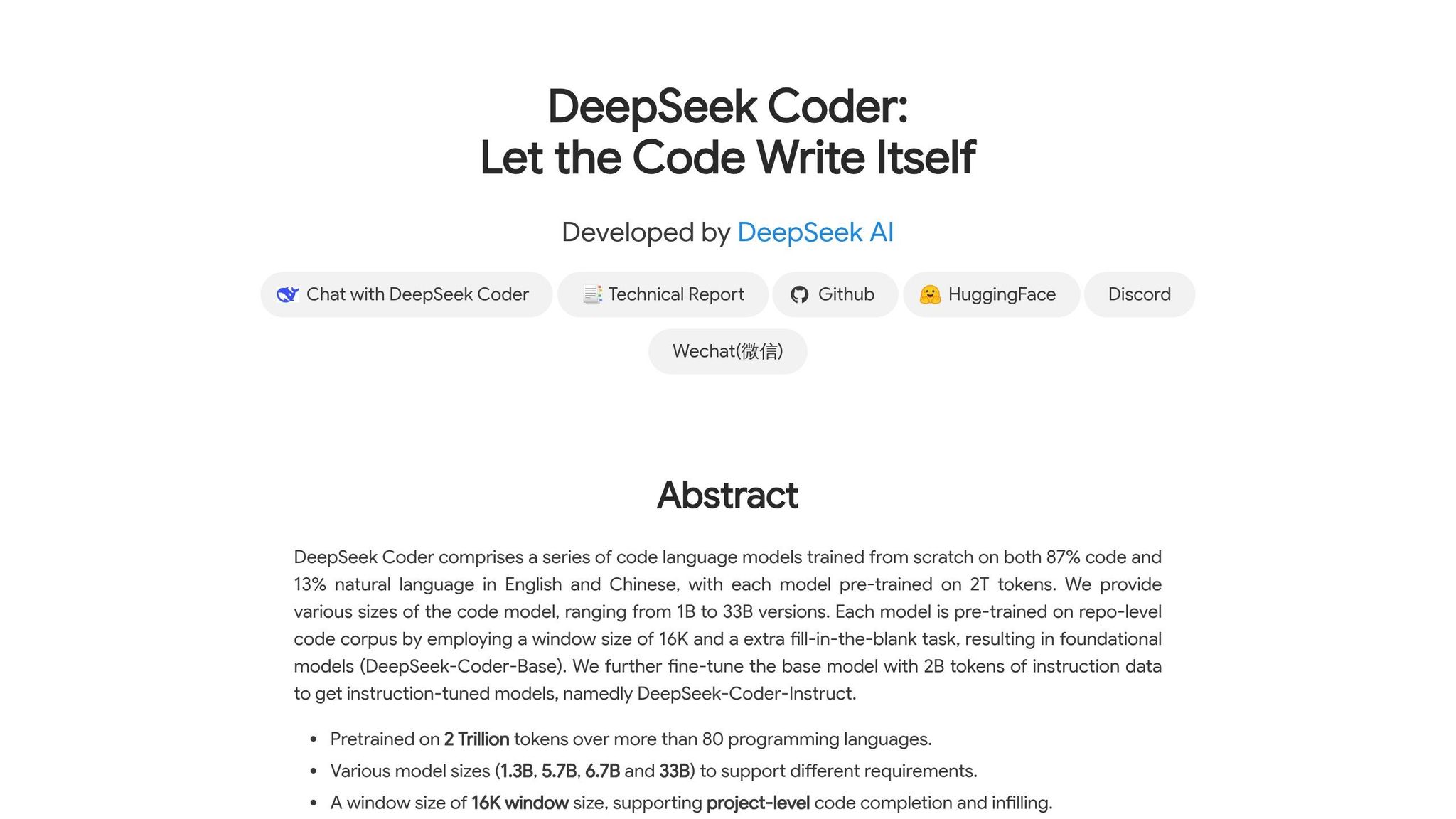 DeepSeek Coder
