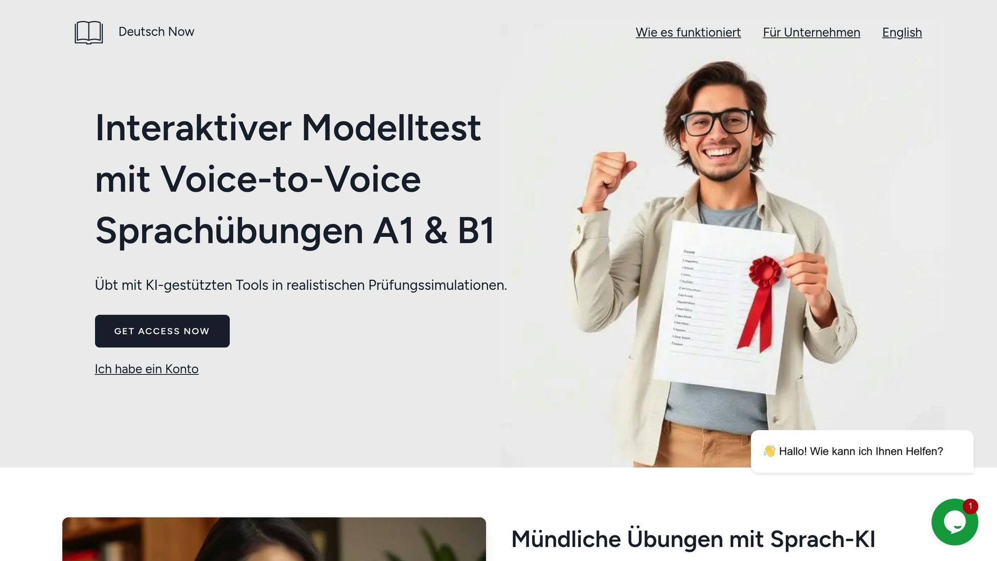 German Exam Practice – Deutsch Now