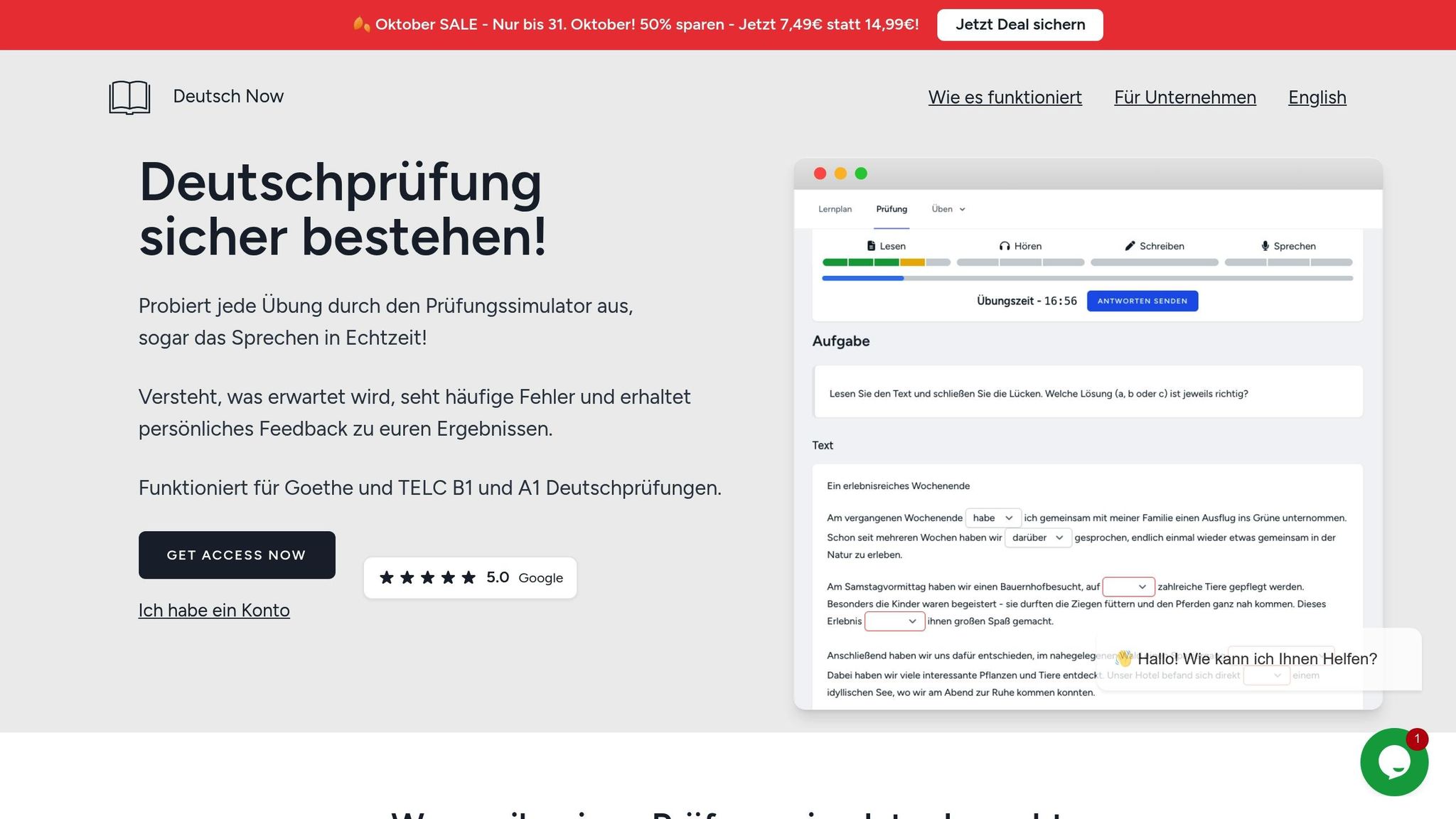 German Exam Practice - Deutsch Now