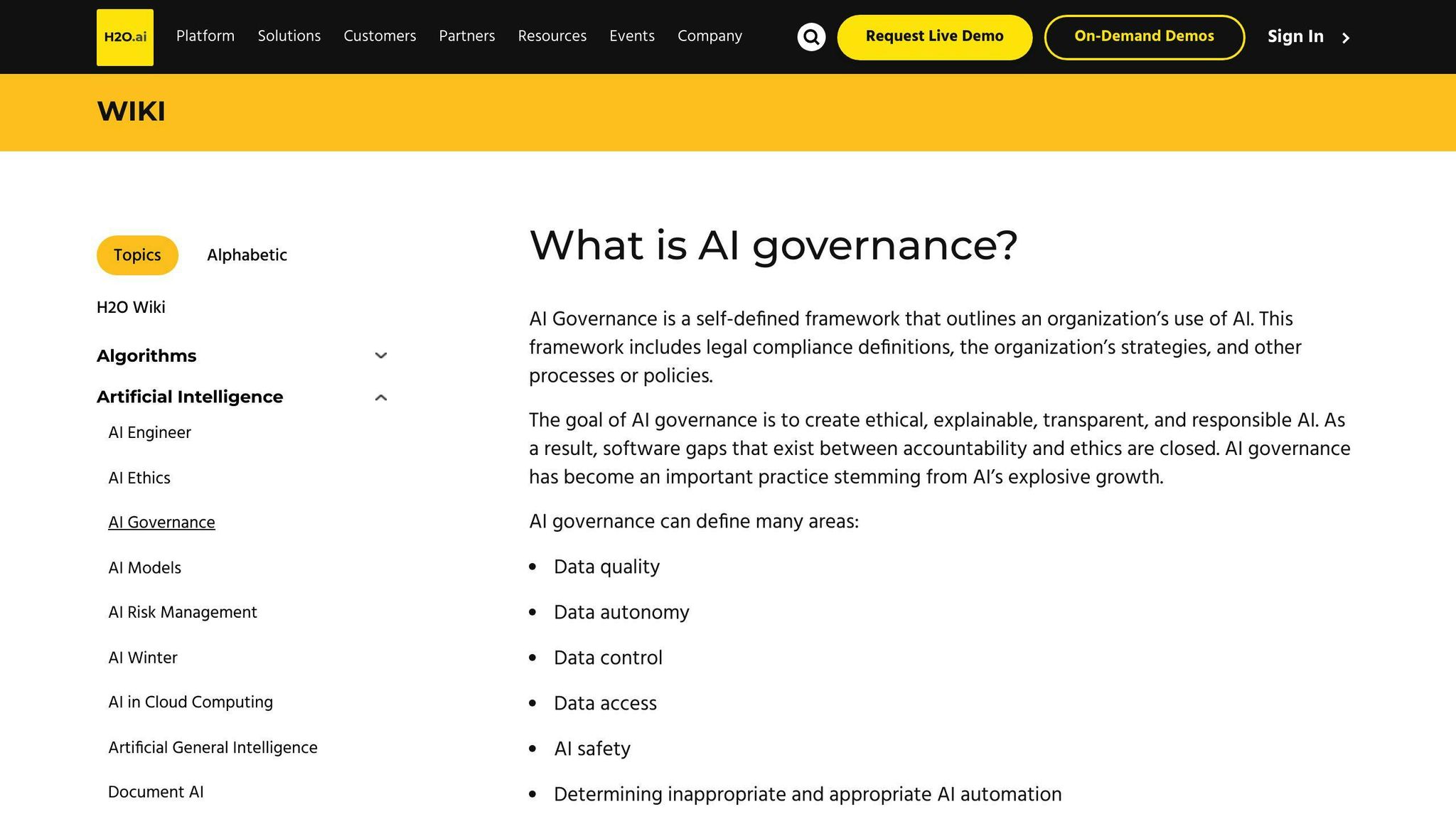 AI Governance