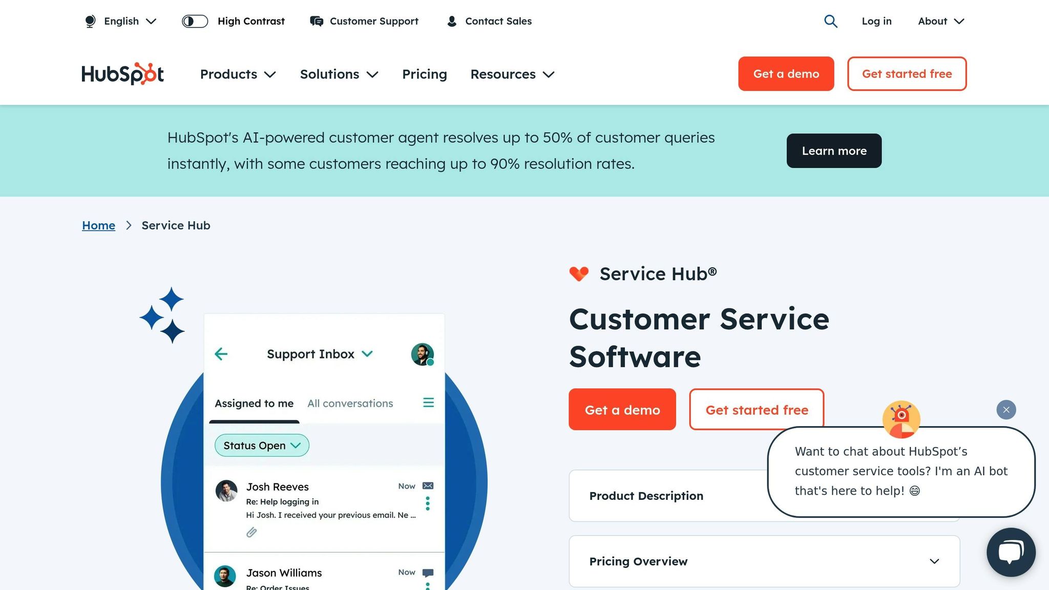 HubSpot Service Hub