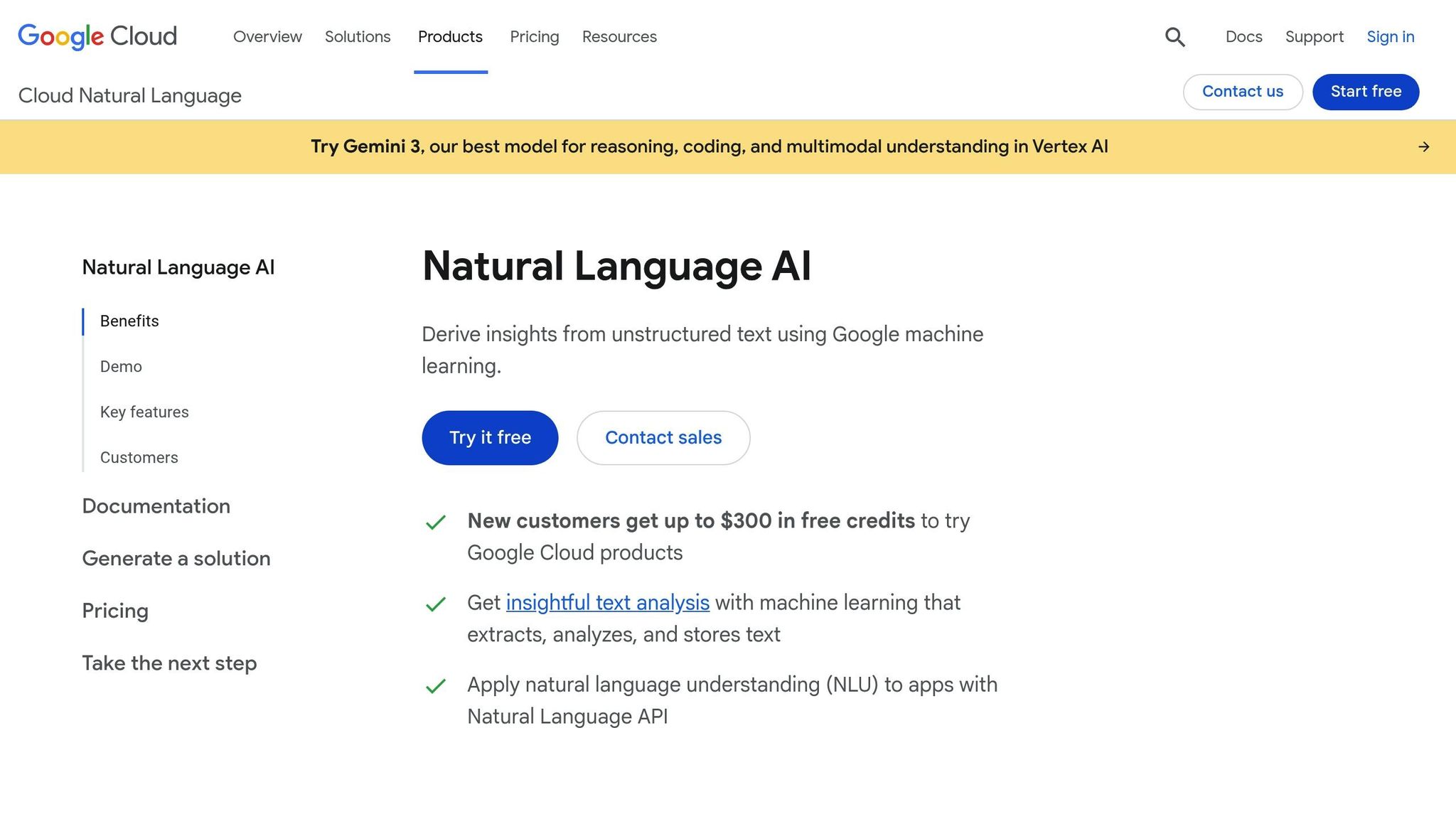 Google Cloud NLP