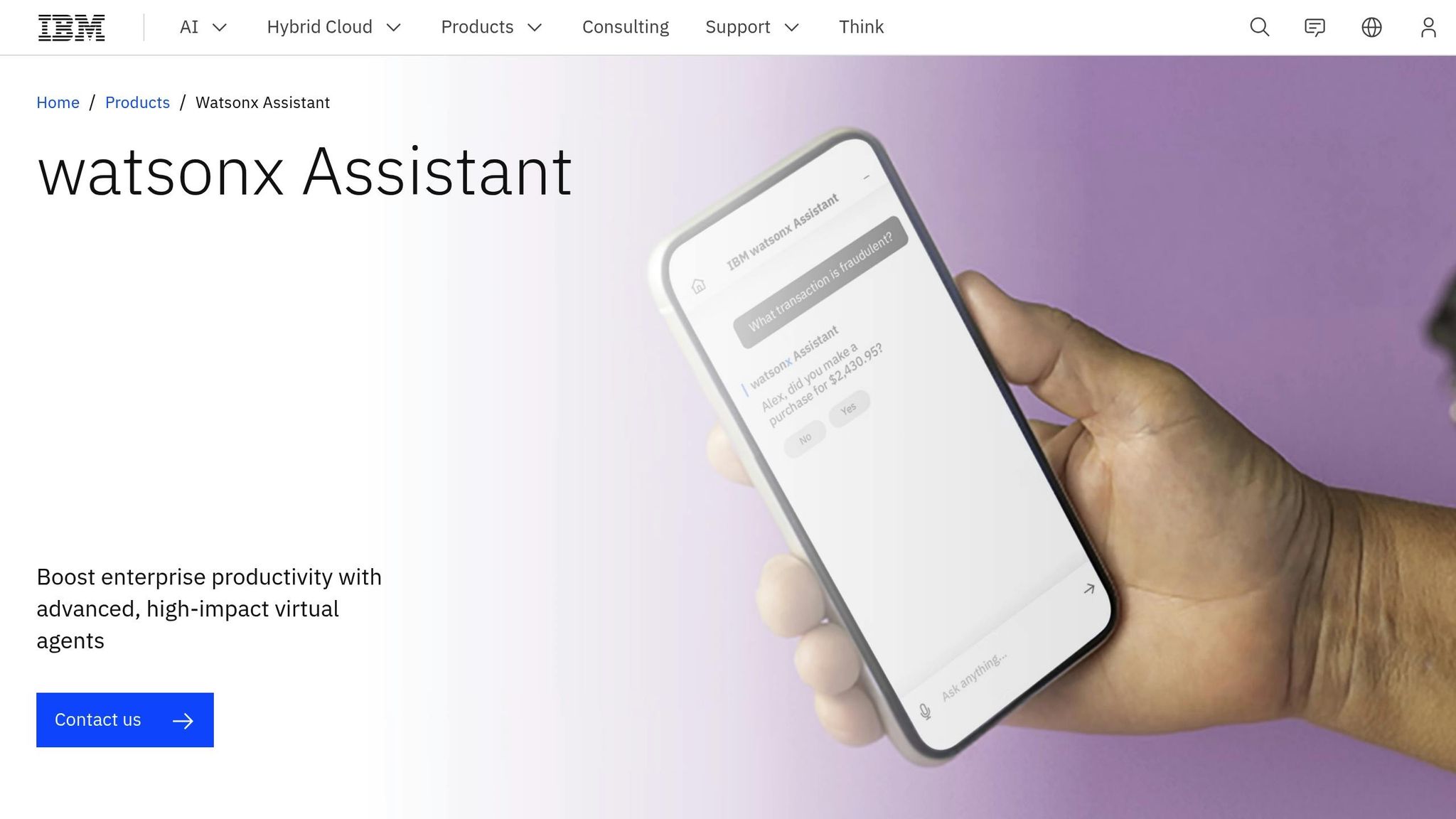 IBM Watson Assistant