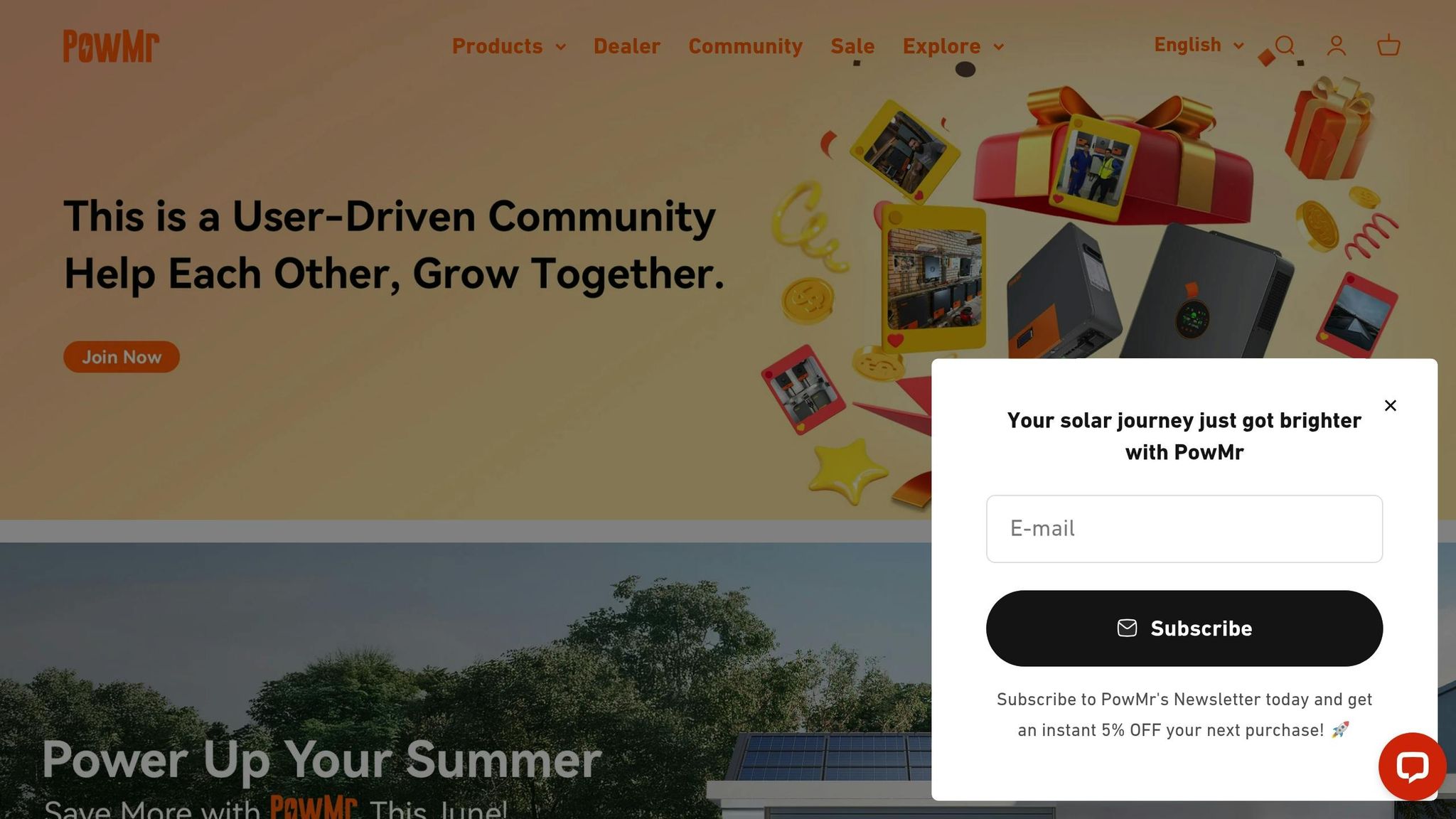 PowMr 3000W hybrid inverter setup for connecting solar panels to home power system