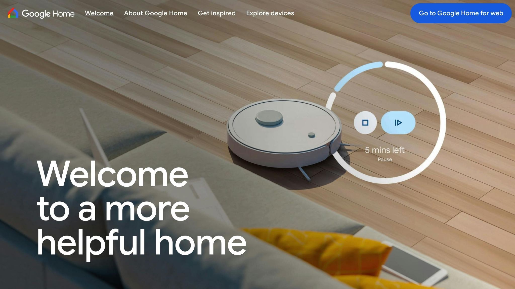 Google Home app setup process for connecting smart water monitoring devices