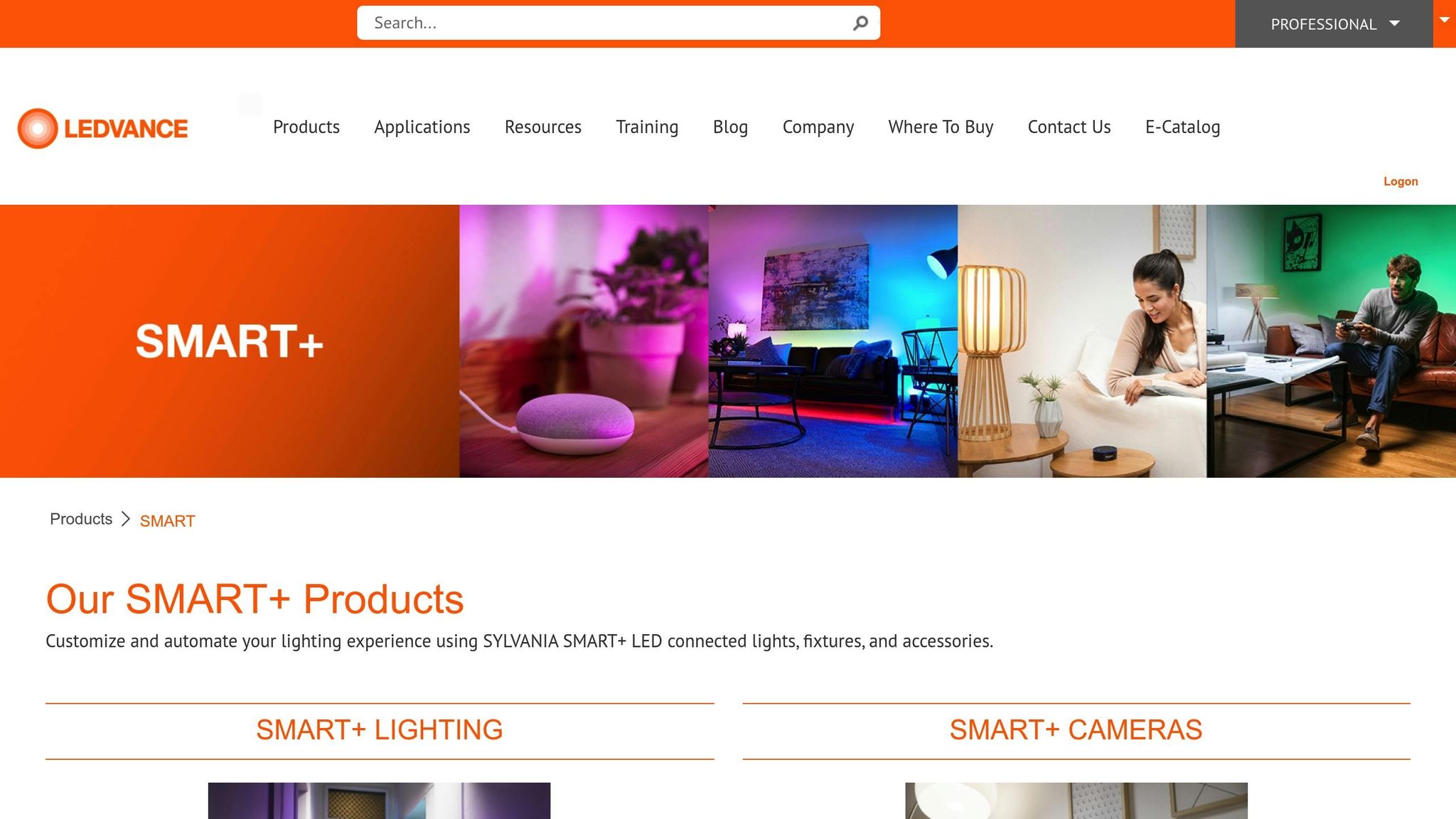 Sylvania Smart Plus LED light strip for accent lighting