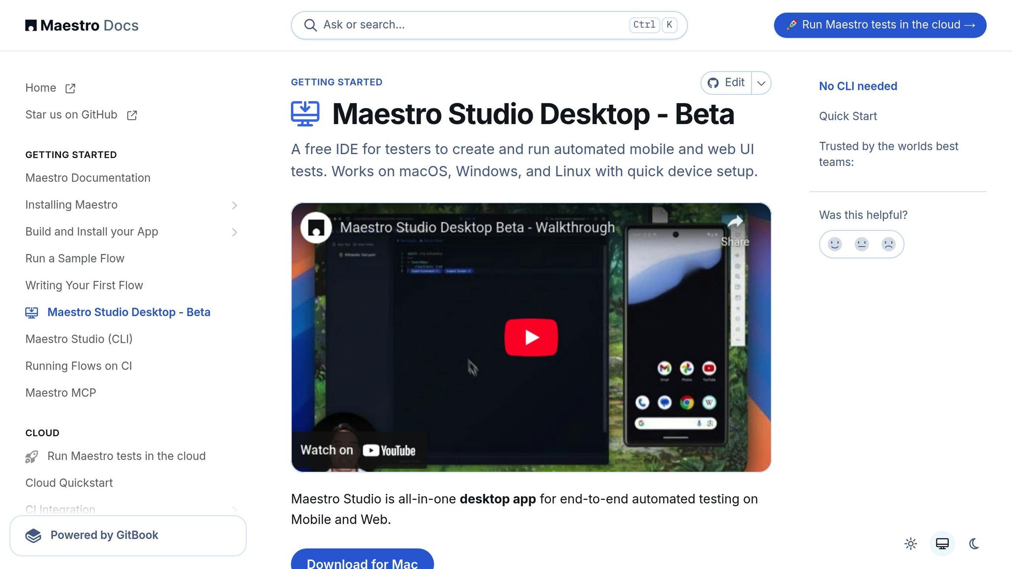 Maestro Studio