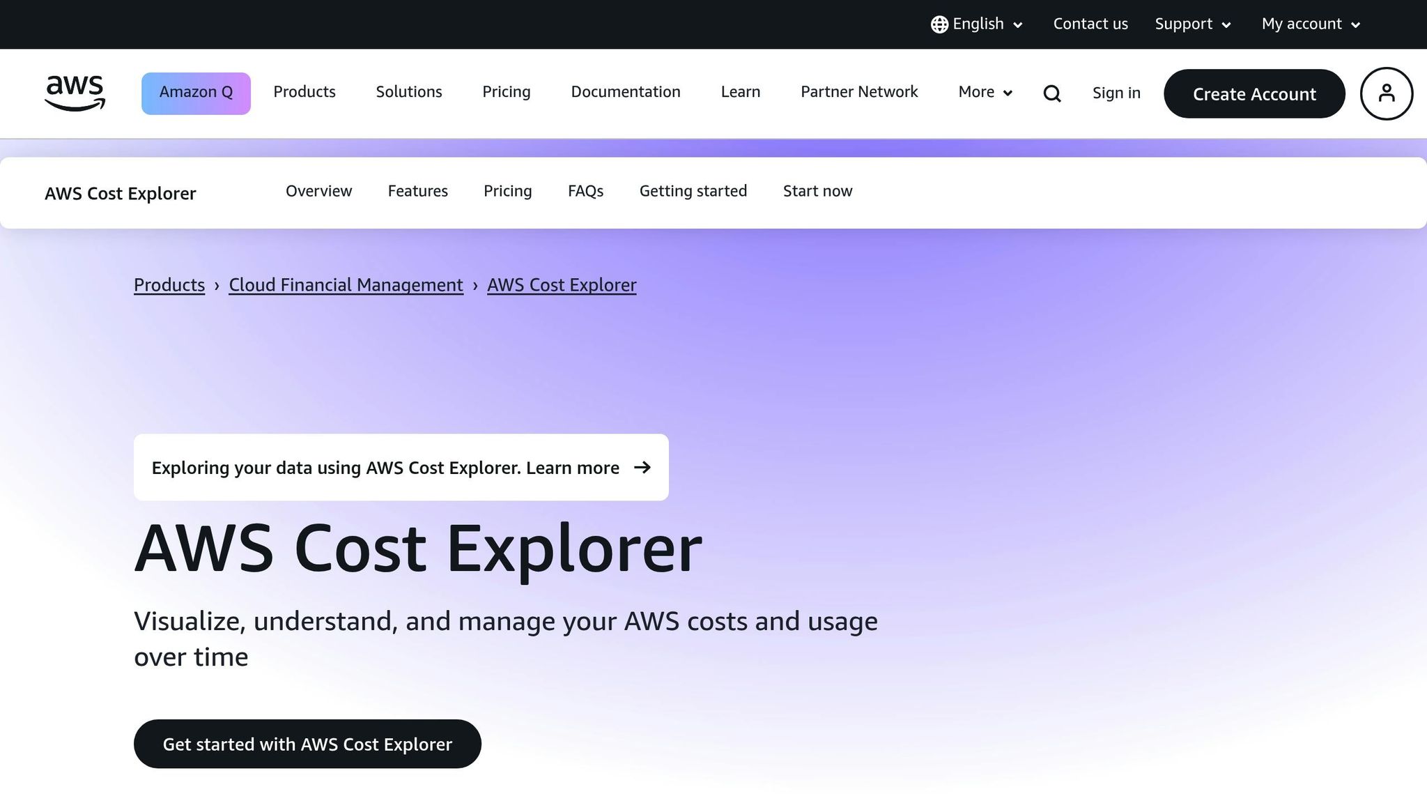 AWS Cost Explorer