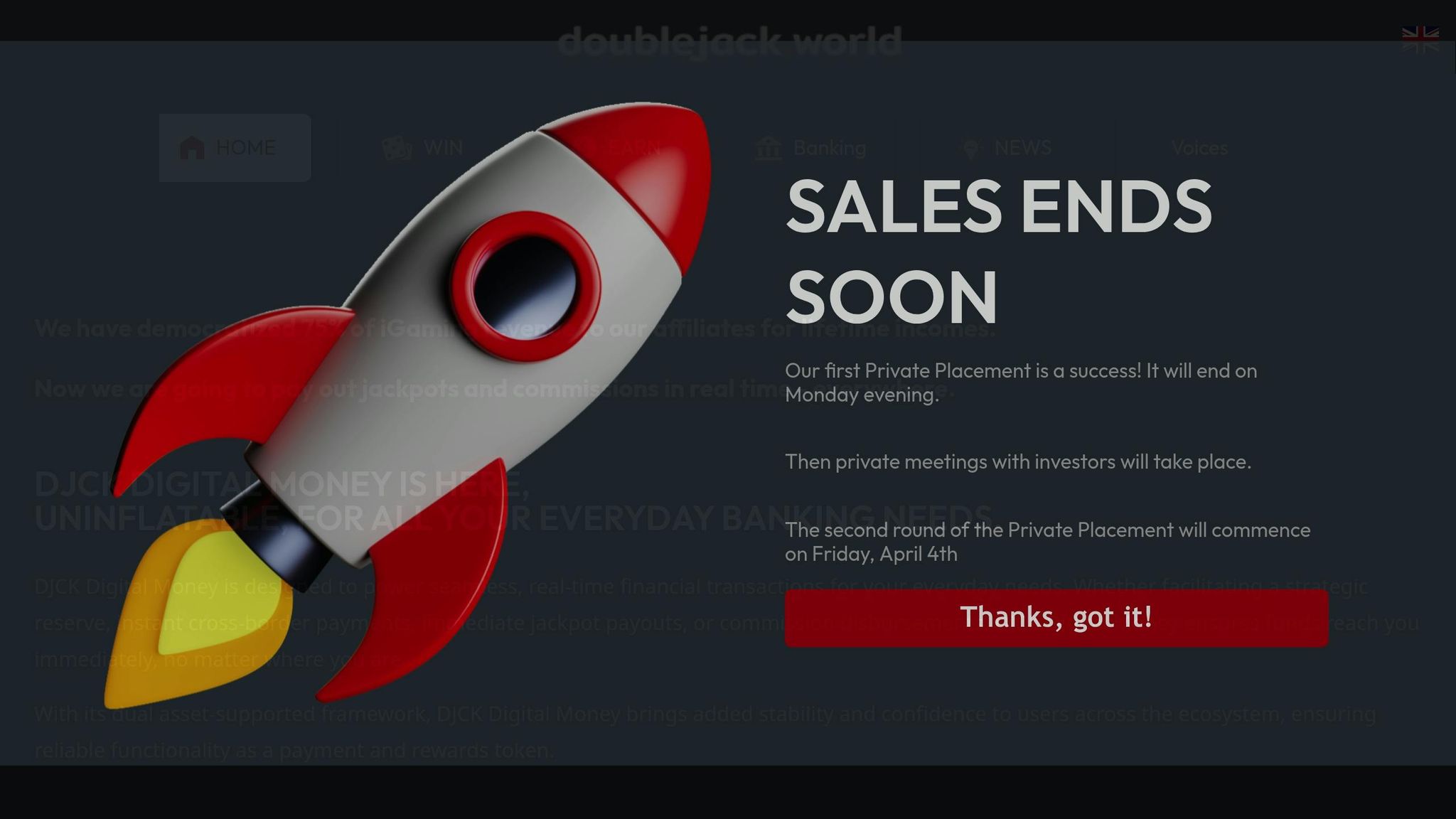 doublejack DJCK Digital Money