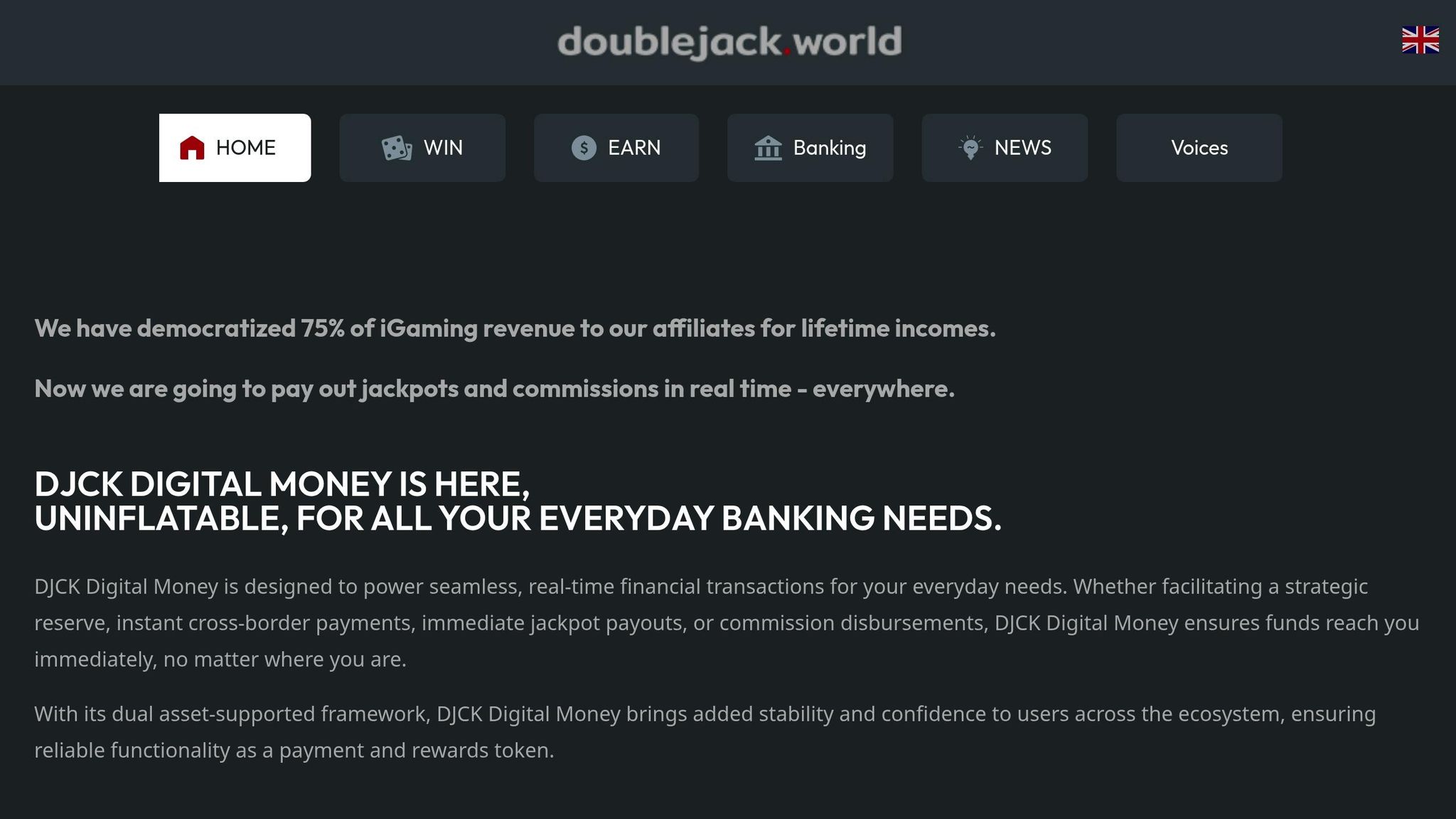 doublejack DJCK Digital Money