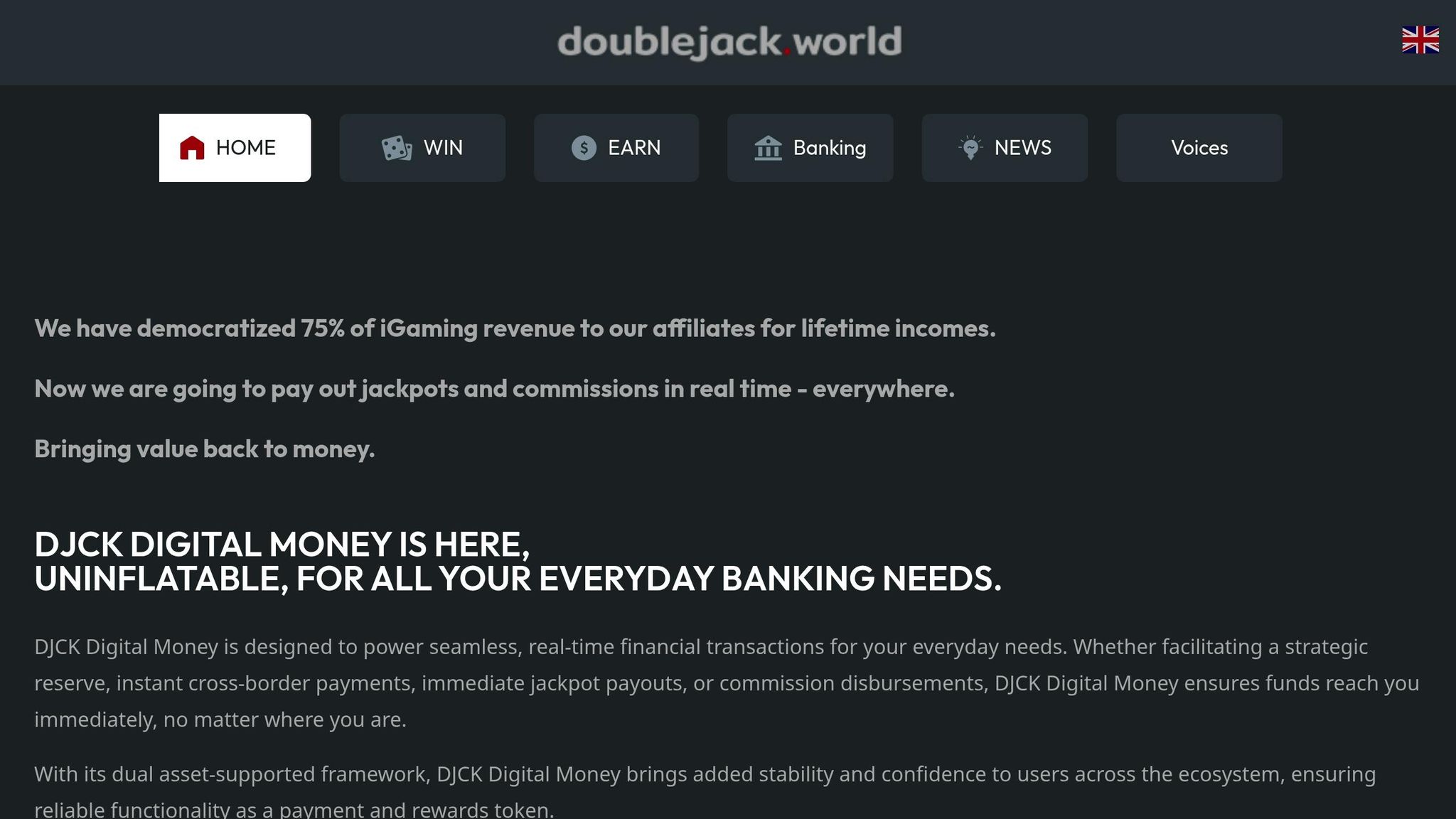 doublejack DJCK Digital Money