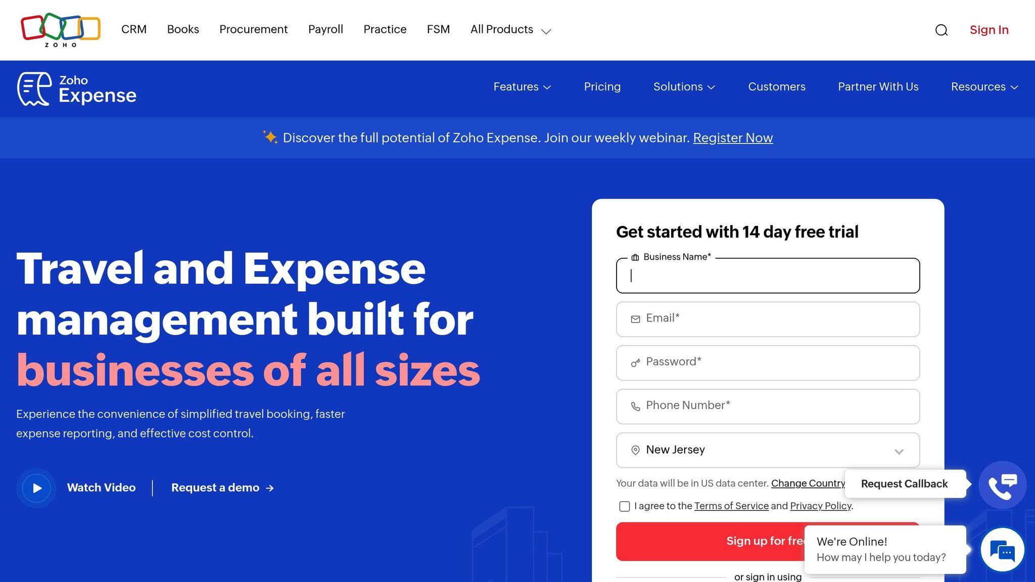Zoho Expense