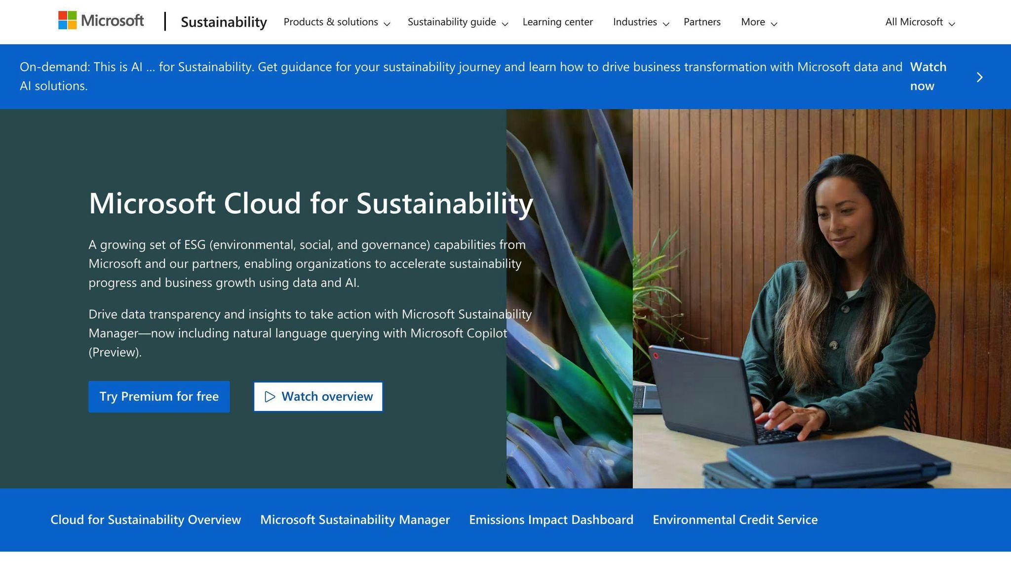 Microsoft Sustainability Cloud