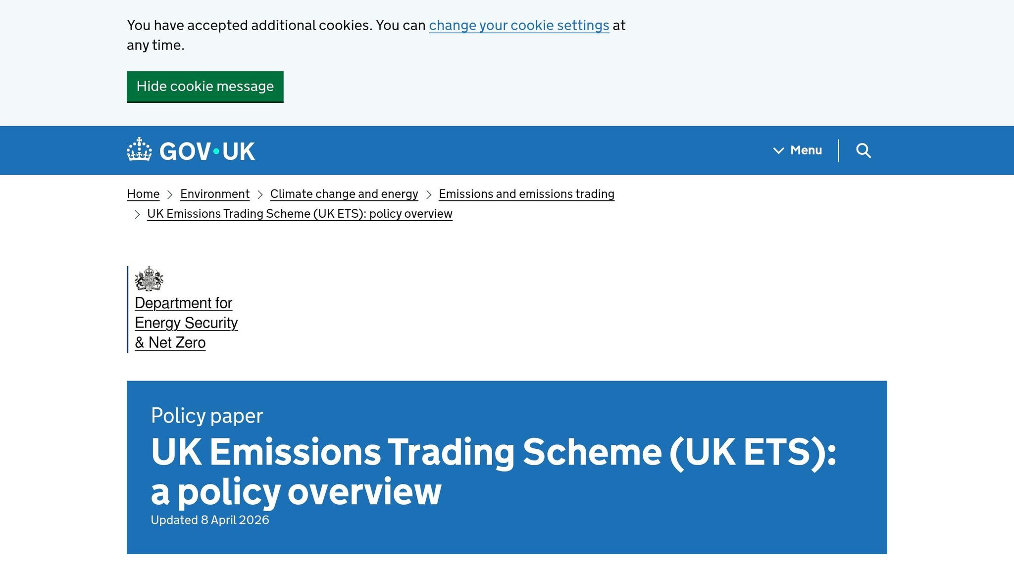UK ETS