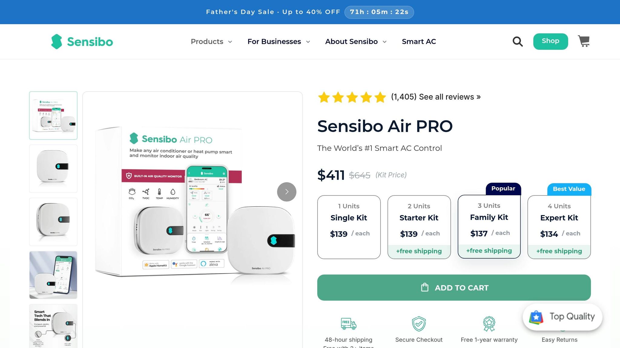 Sensibo Air Pro