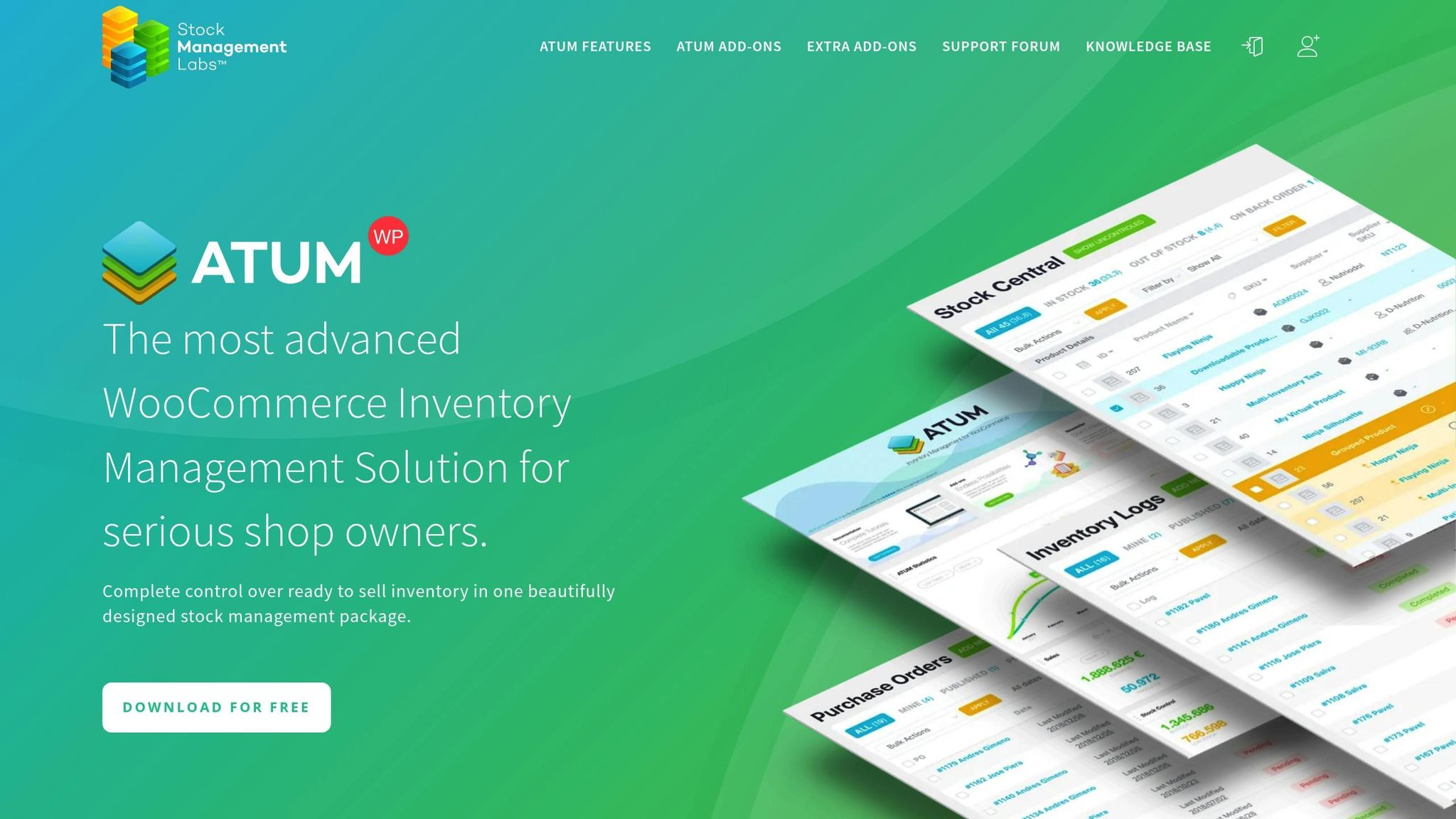 ATUM WooCommerce Inventory Management