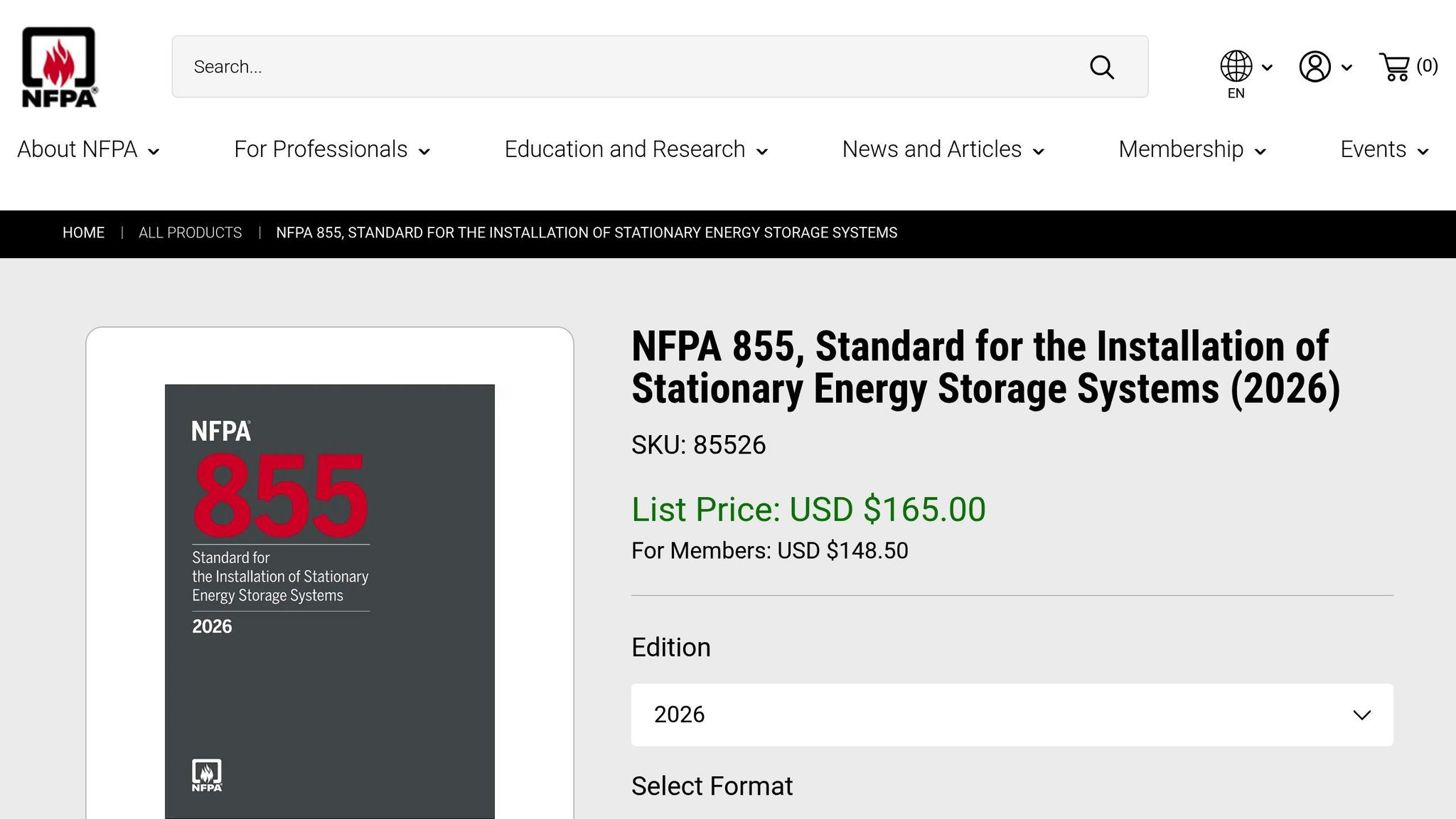 NFPA 855