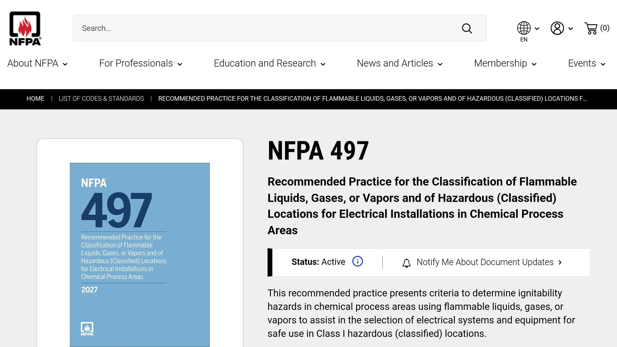 NFPA 497