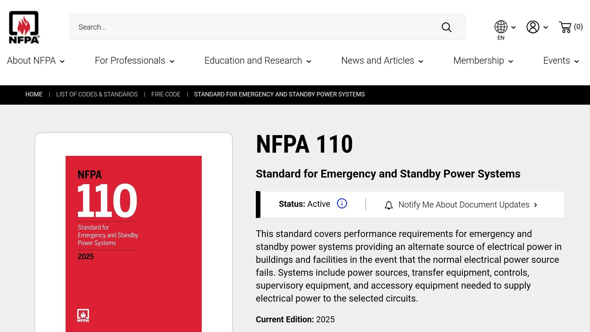 NFPA 110