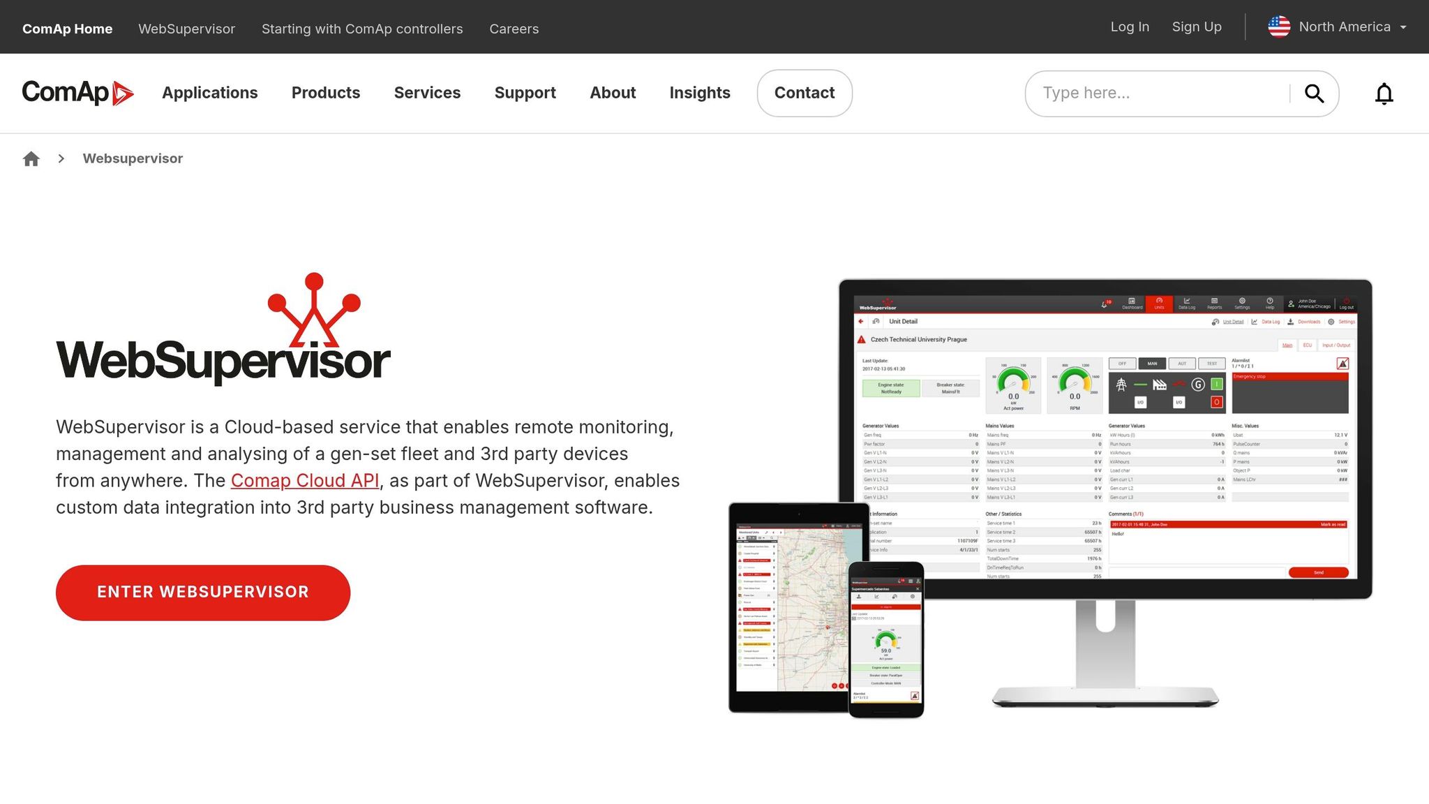 ComAp WebSupervisor