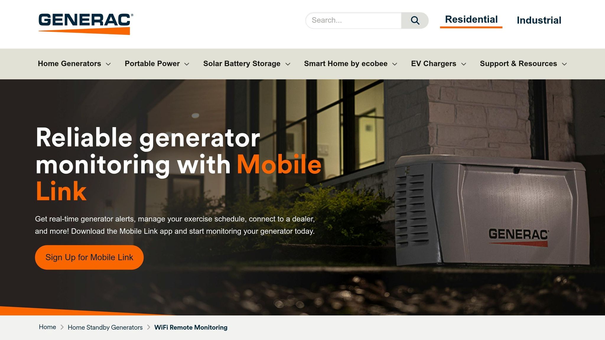 Generac Mobile Link