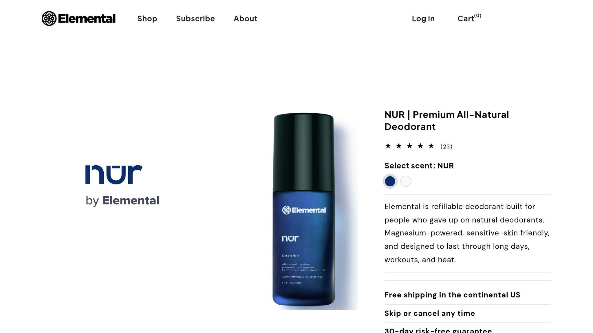Elemental Deodorant