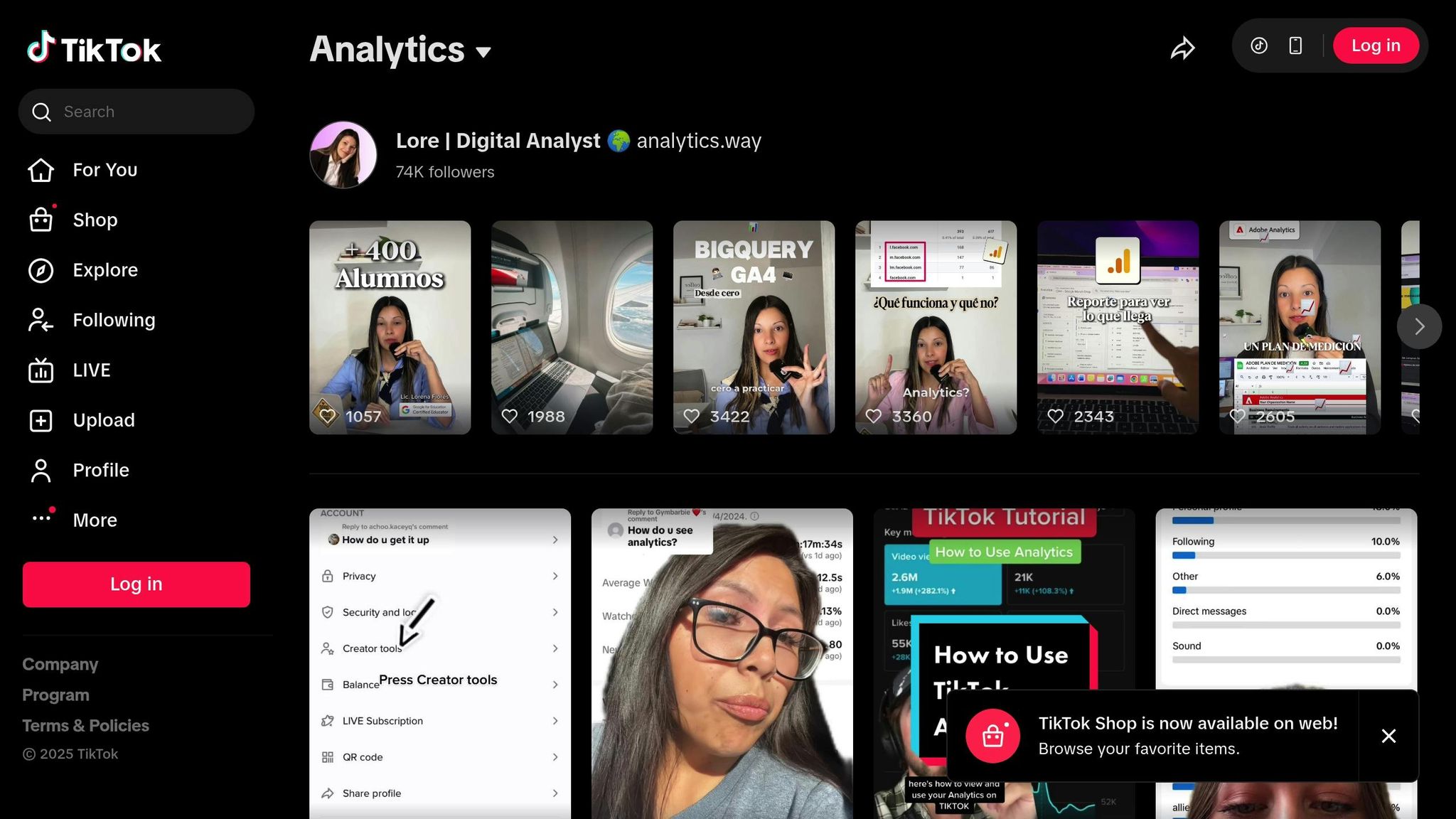 TikTok Analytics