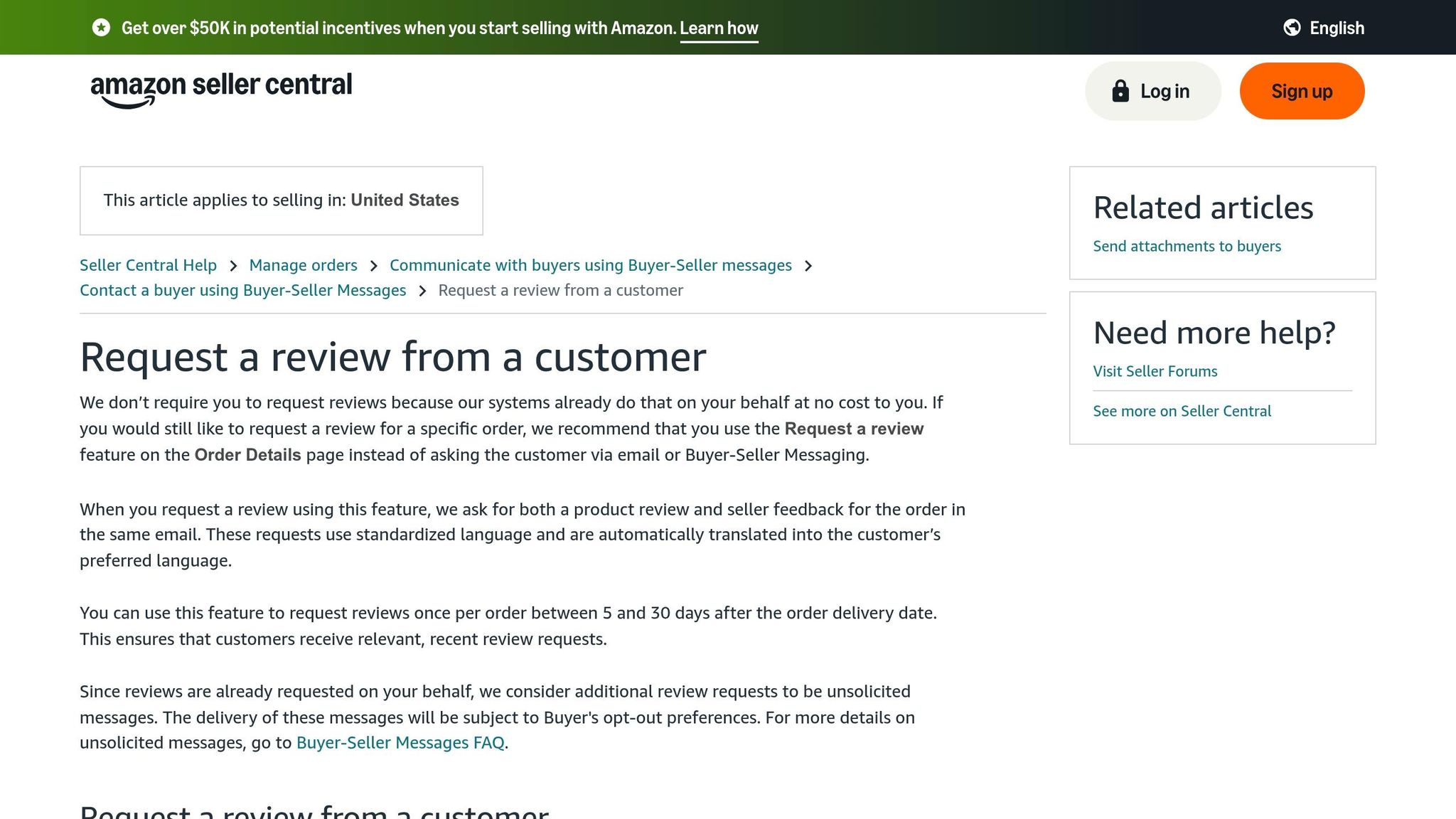Request a Review