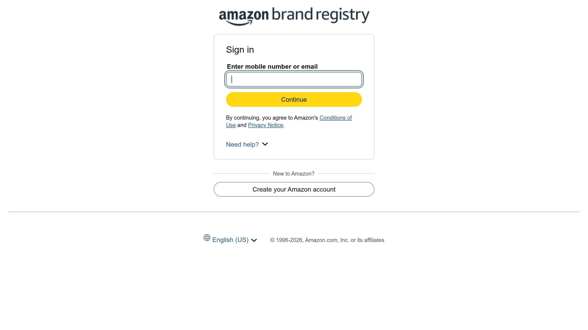Amazon Brand Registry