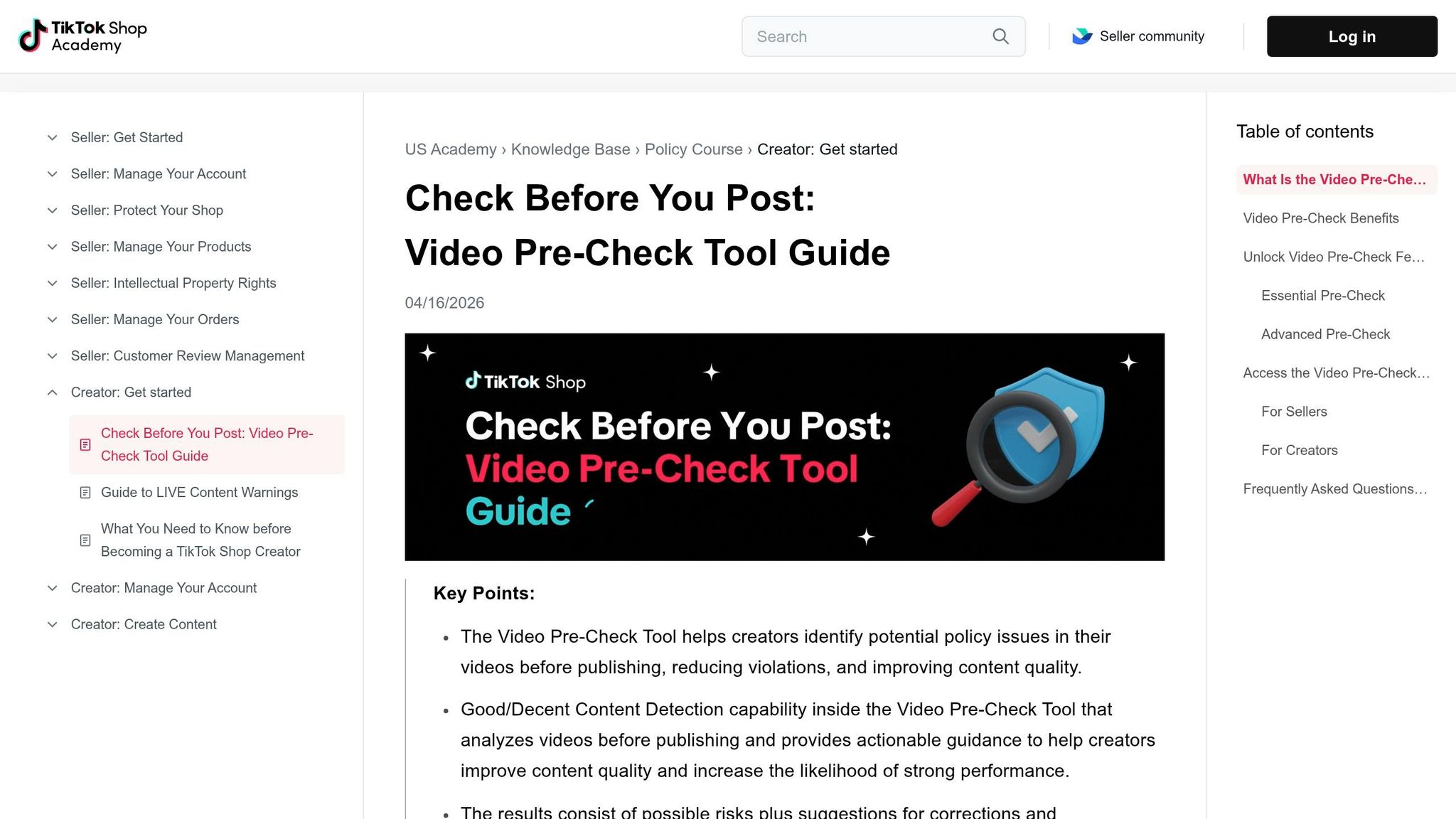 Video Pre-Check Tool