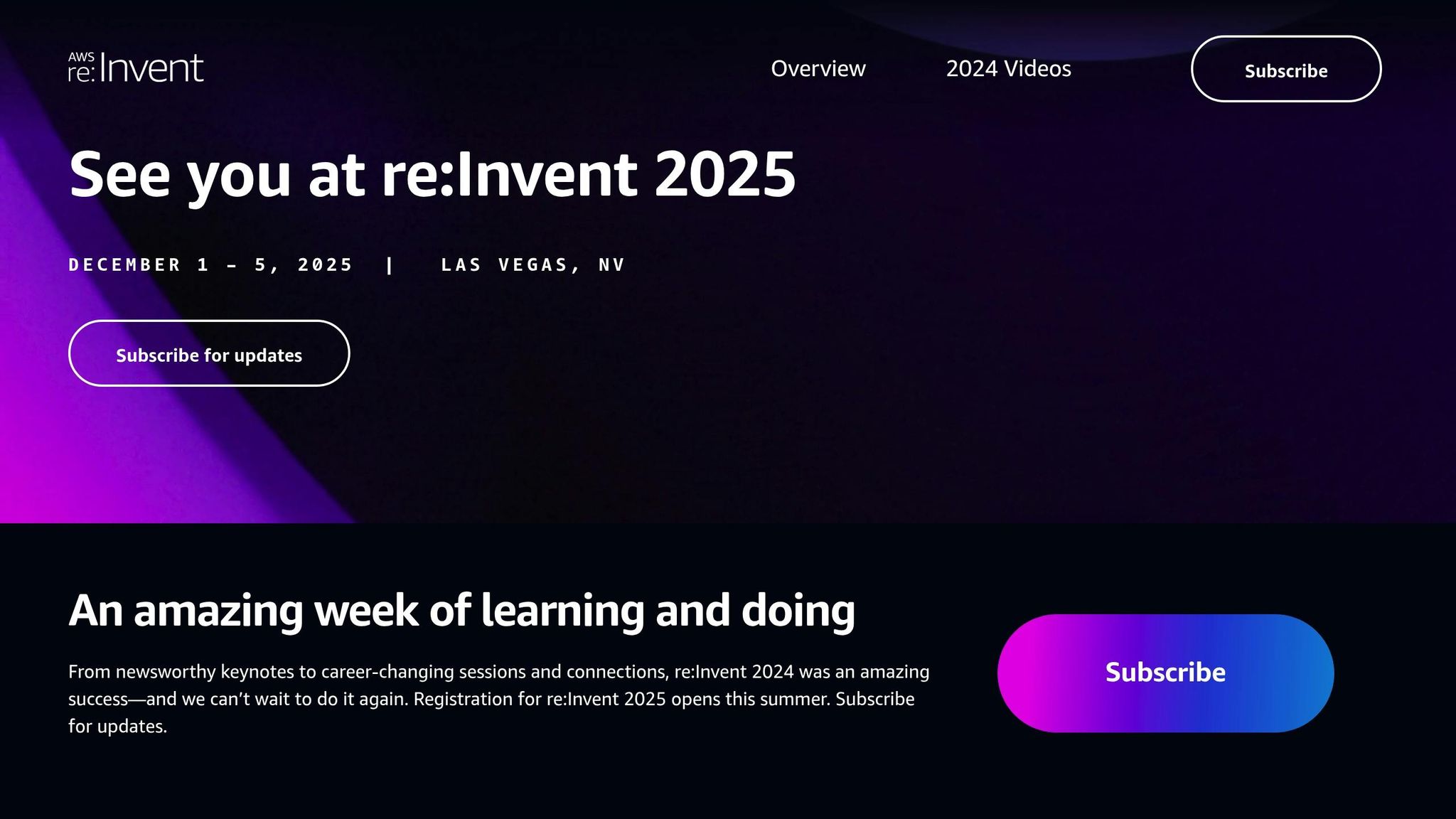 AWS re:Invent