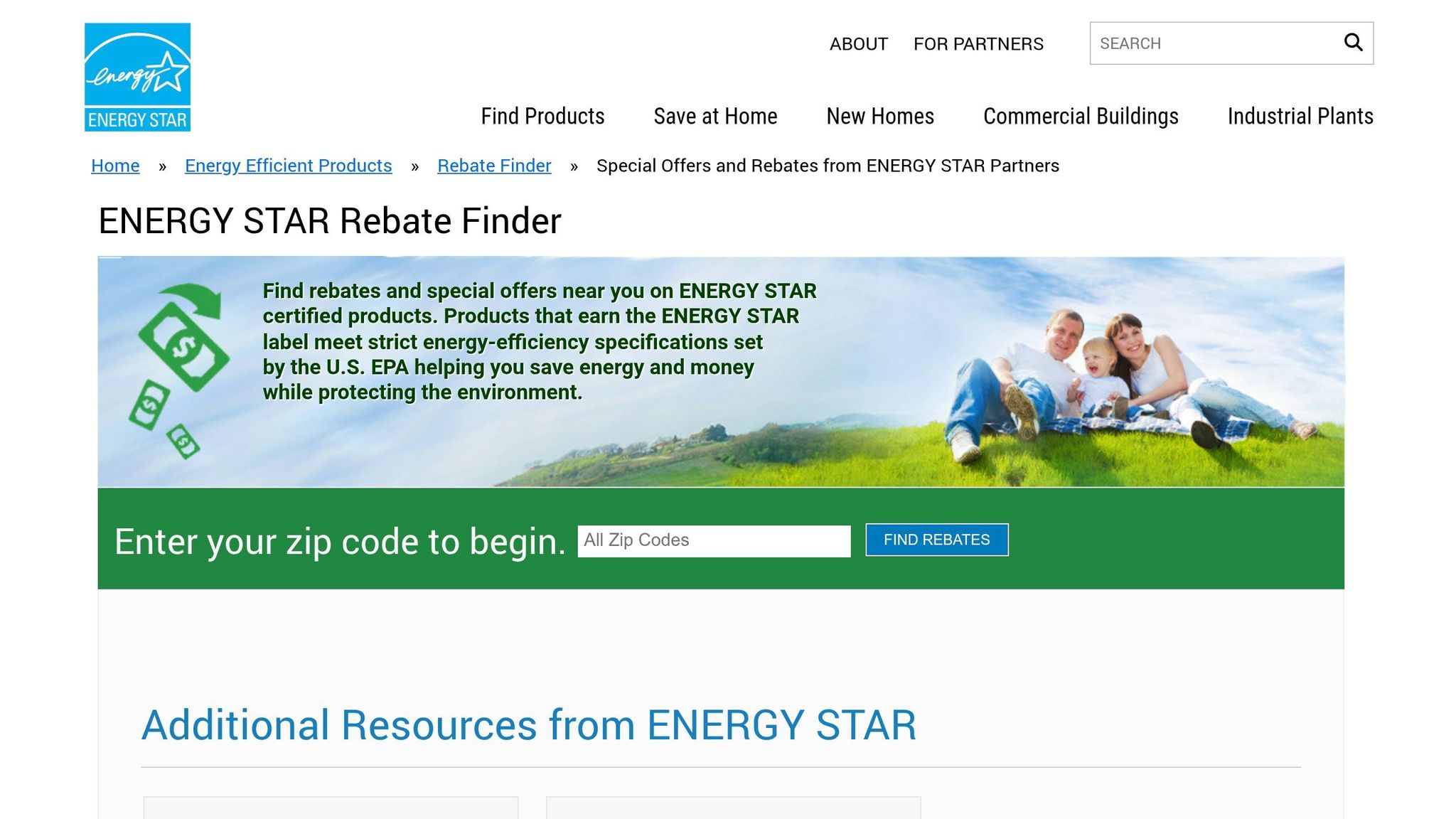 ENERGY STAR Rebate Finder
