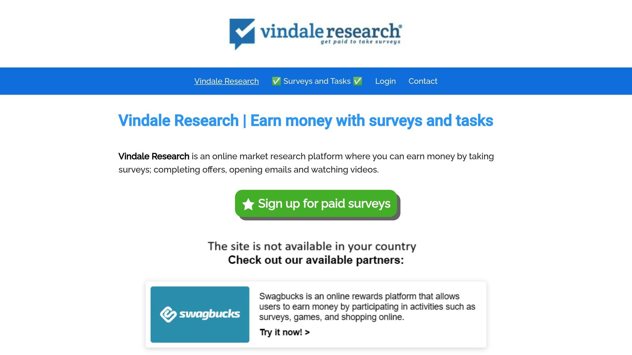 Vindale Research